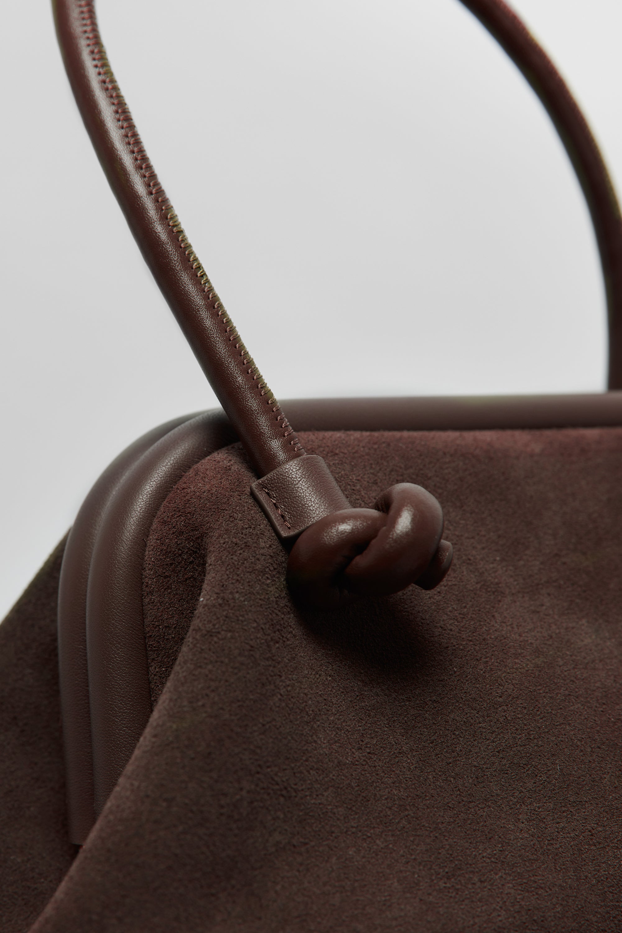 Large Money Bag in Suede - FOLKLORE THE LABEL