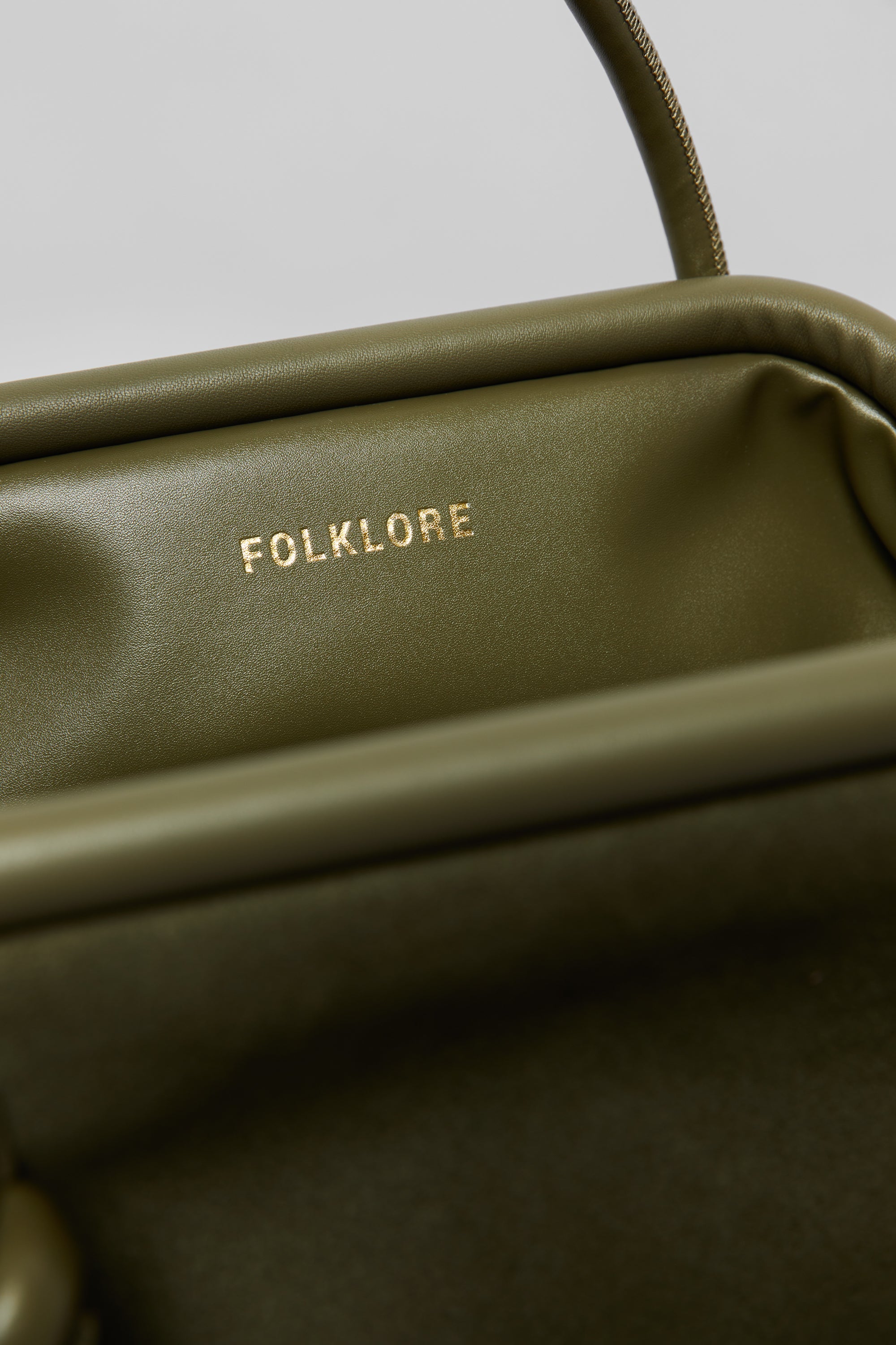 Large Money Bag in Suede - FOLKLORE THE LABEL