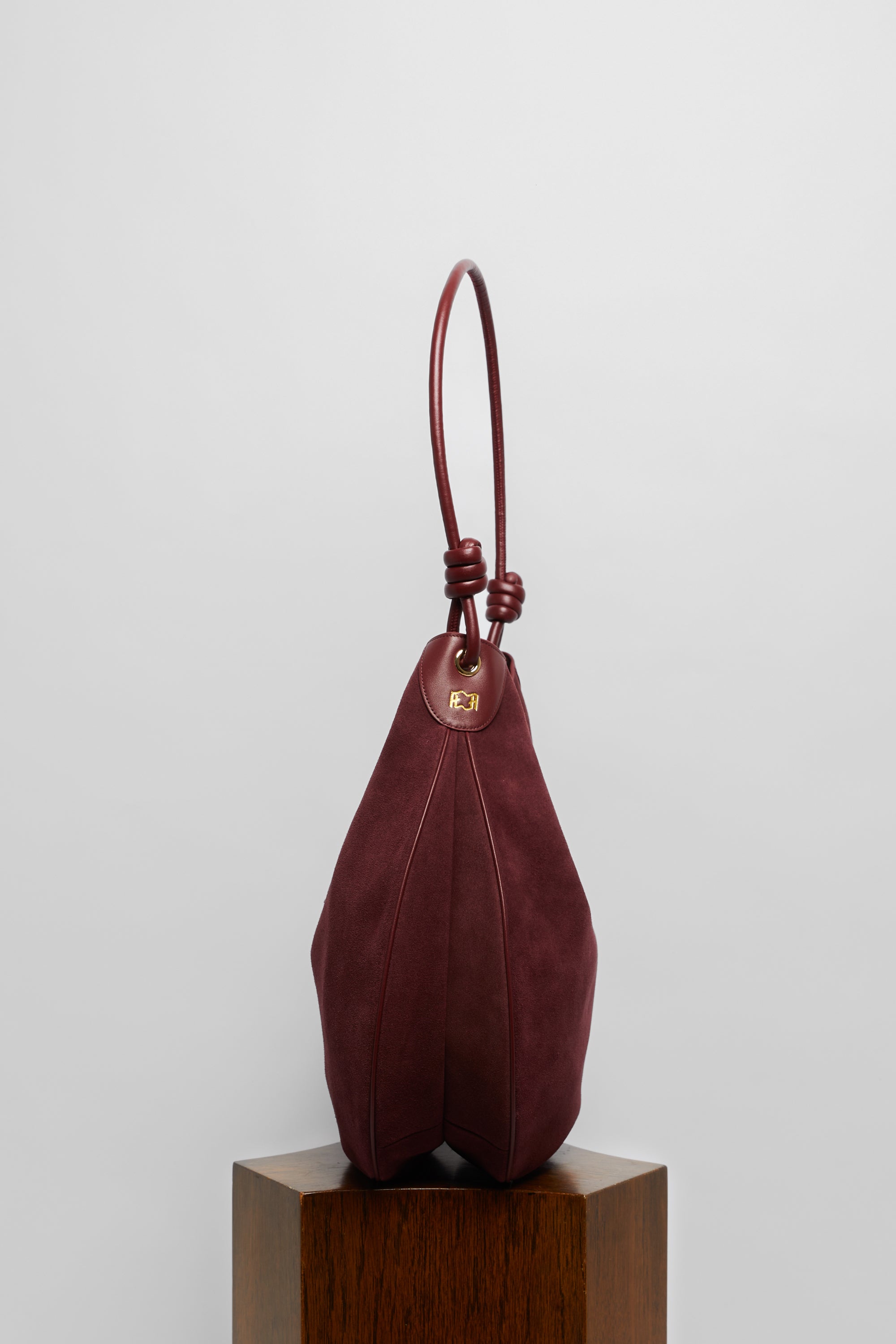 Boho Bag in Maroon Suede - FOLKLORE THE LABEL