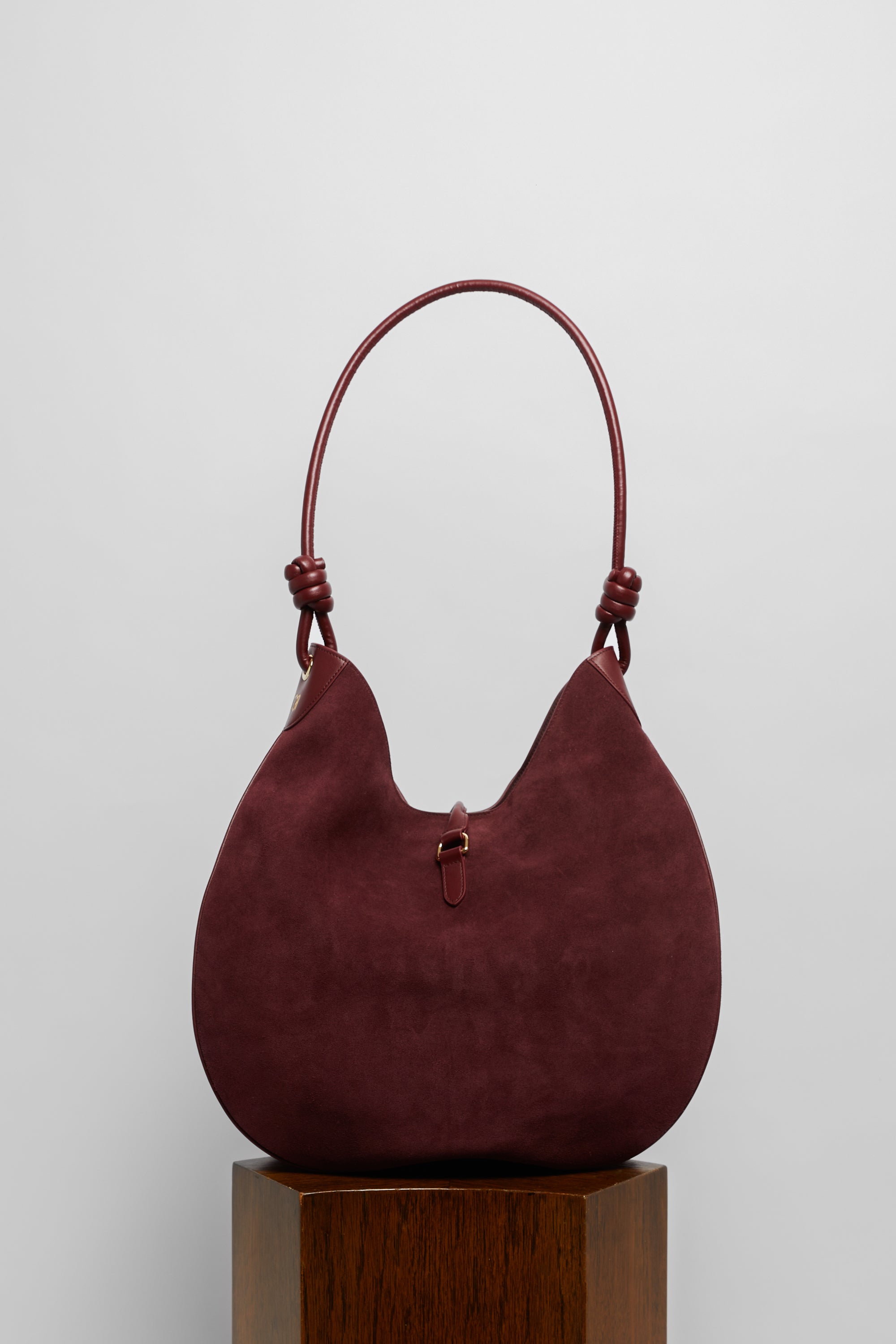 Boho Bag in Maroon Suede - FOLKLORE THE LABEL