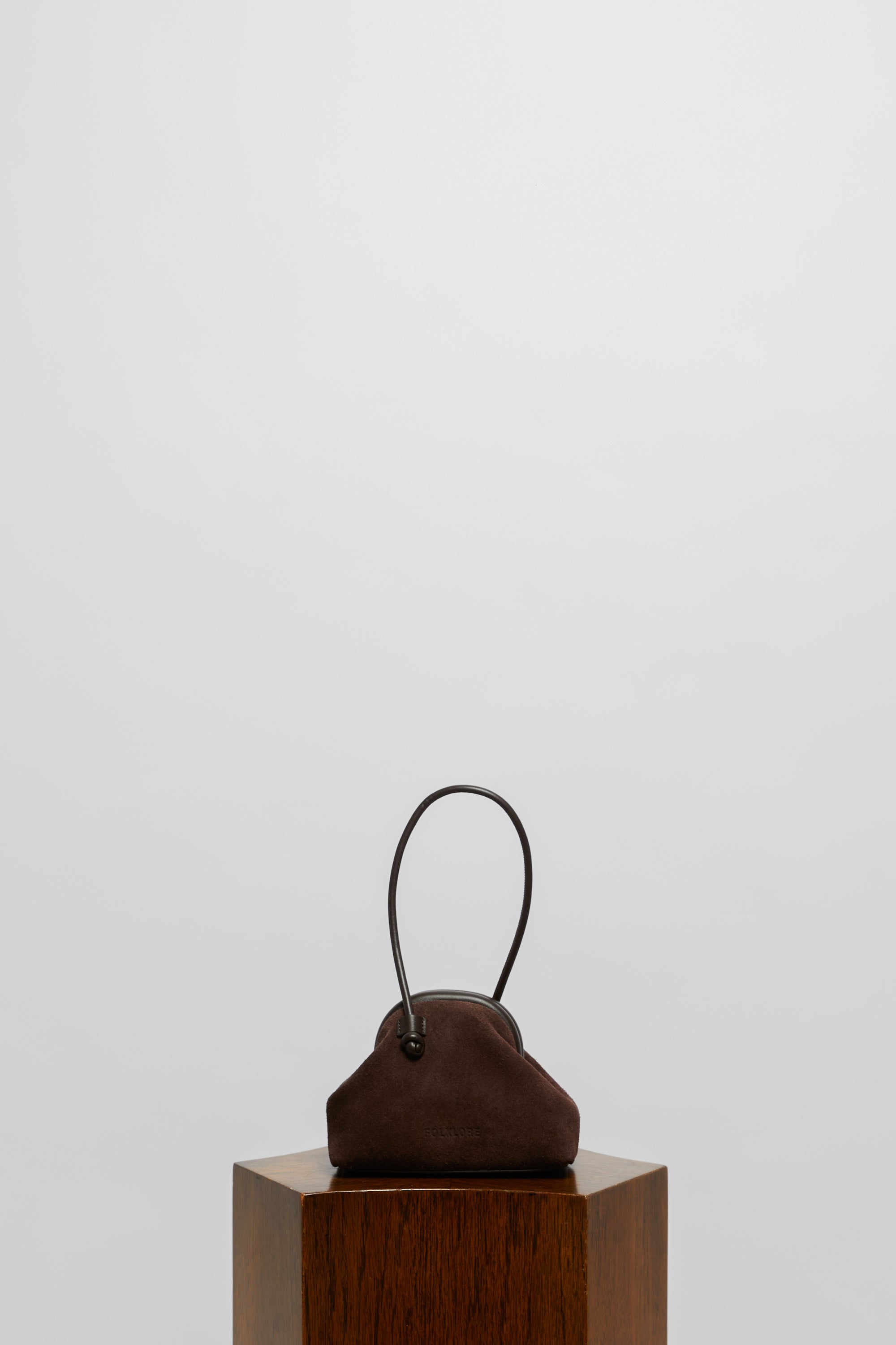 Small Money Bag in Suede - FOLKLORE THE LABEL
