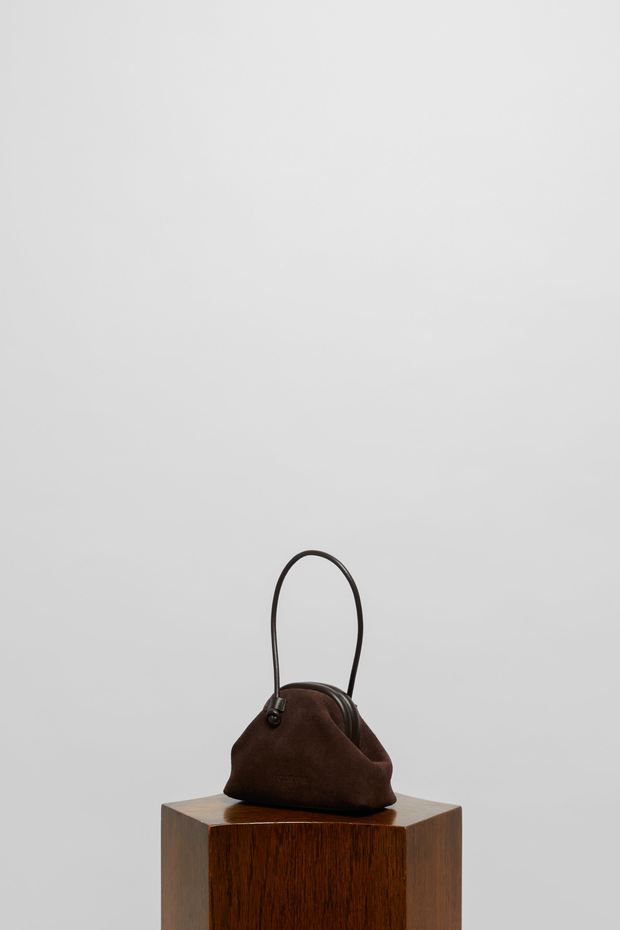 Small Money Bag in Suede - FOLKLORE THE LABEL
