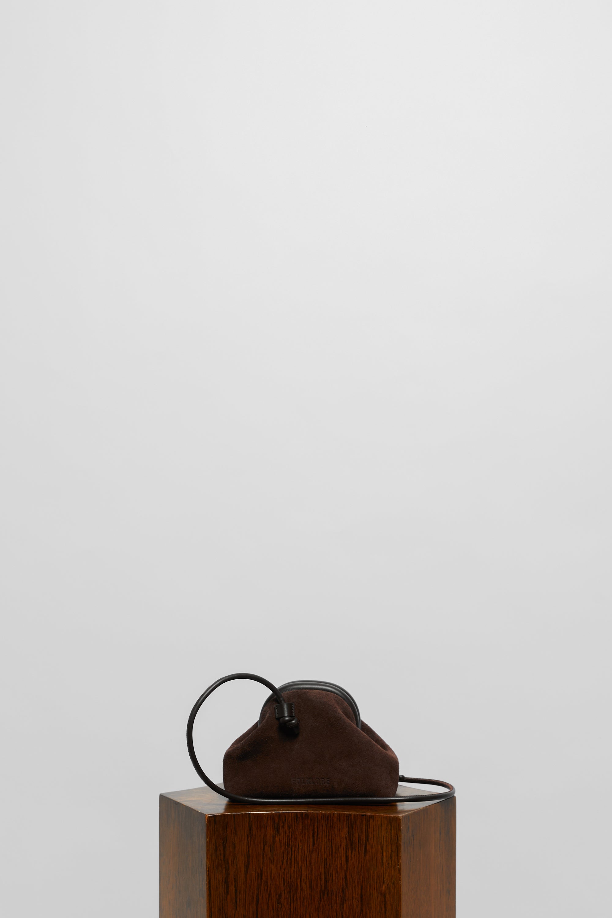 Small Money Bag in Suede - FOLKLORE THE LABEL