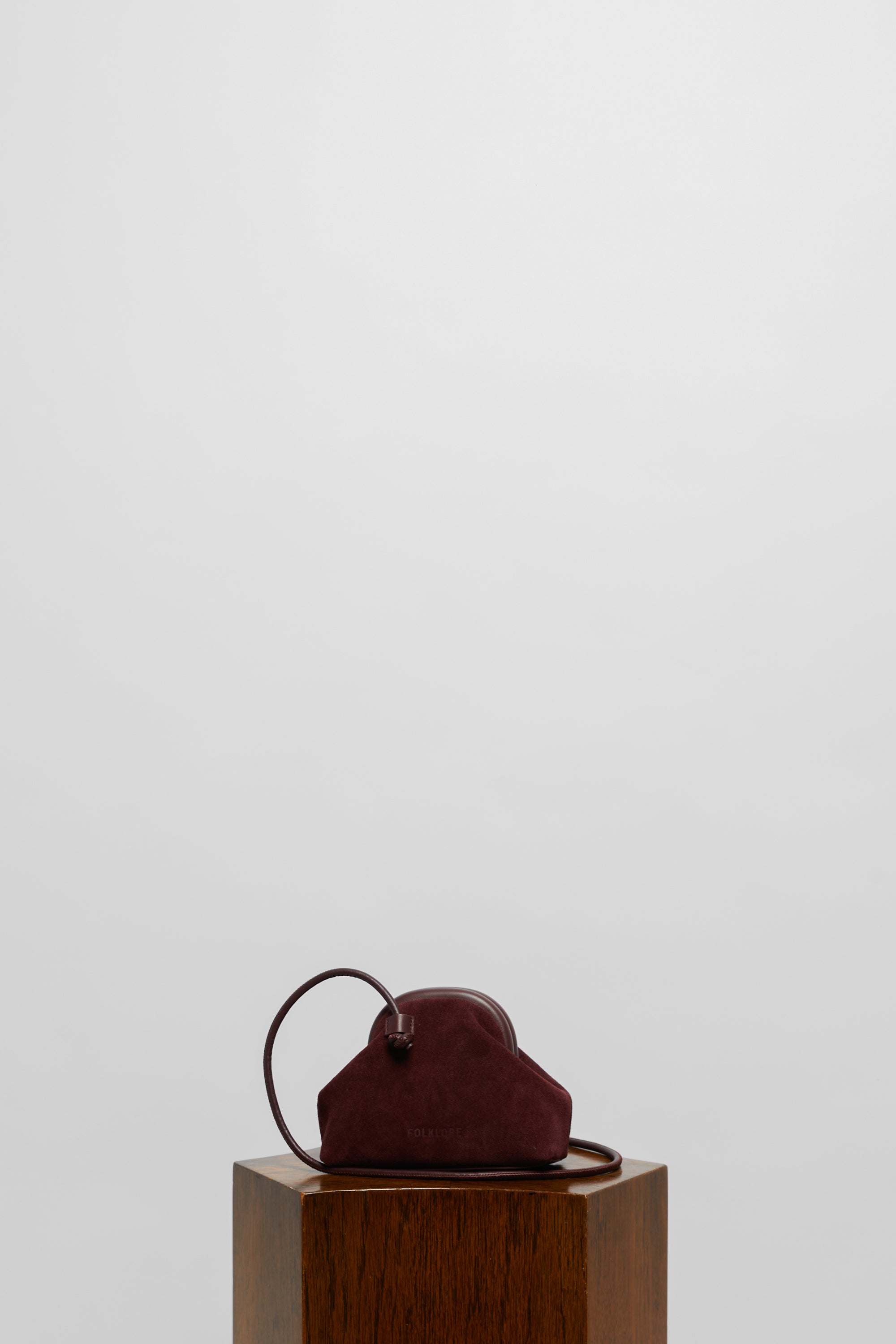 Small Money Bag in Suede - FOLKLORE THE LABEL