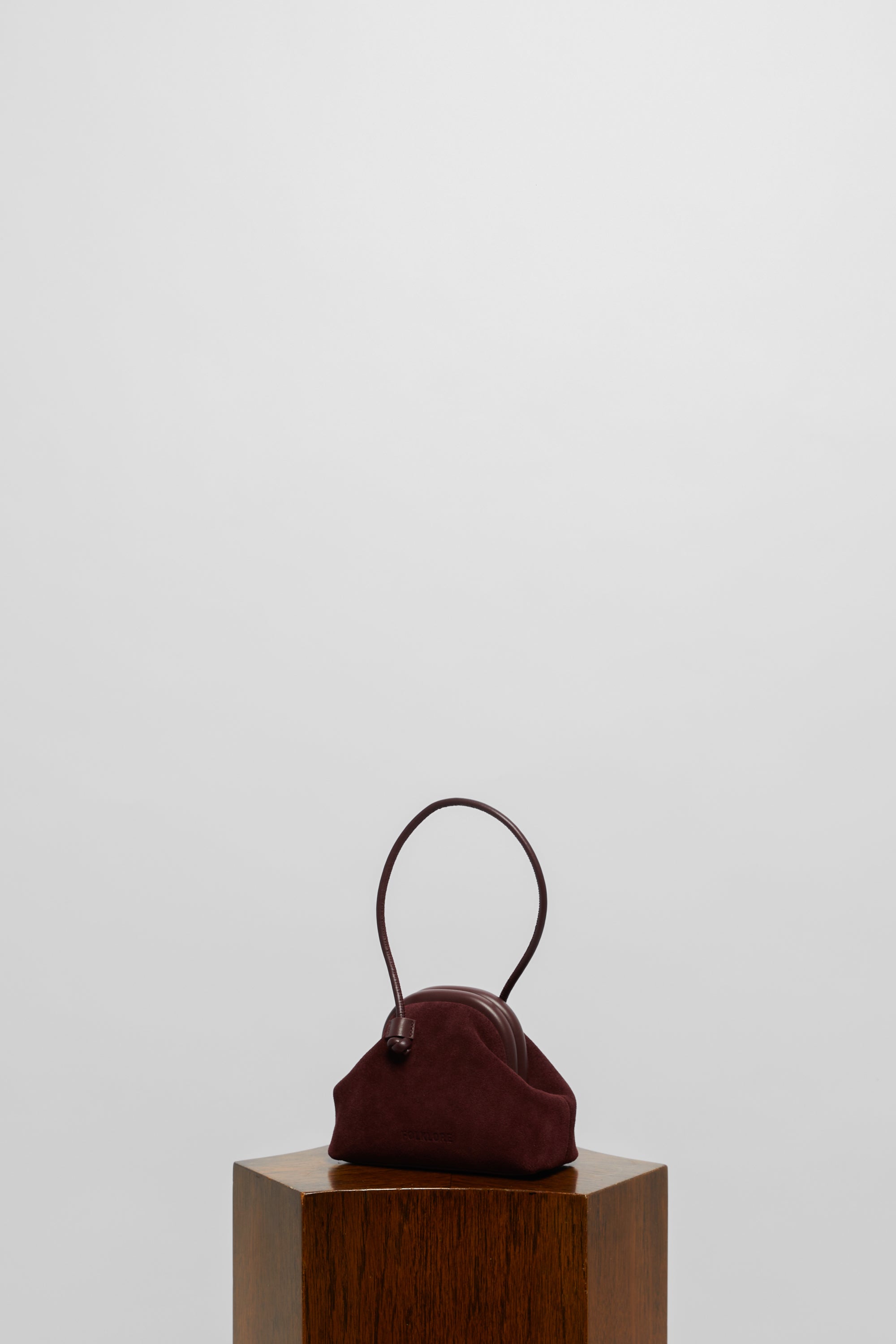 Small Money Bag in Suede - FOLKLORE THE LABEL