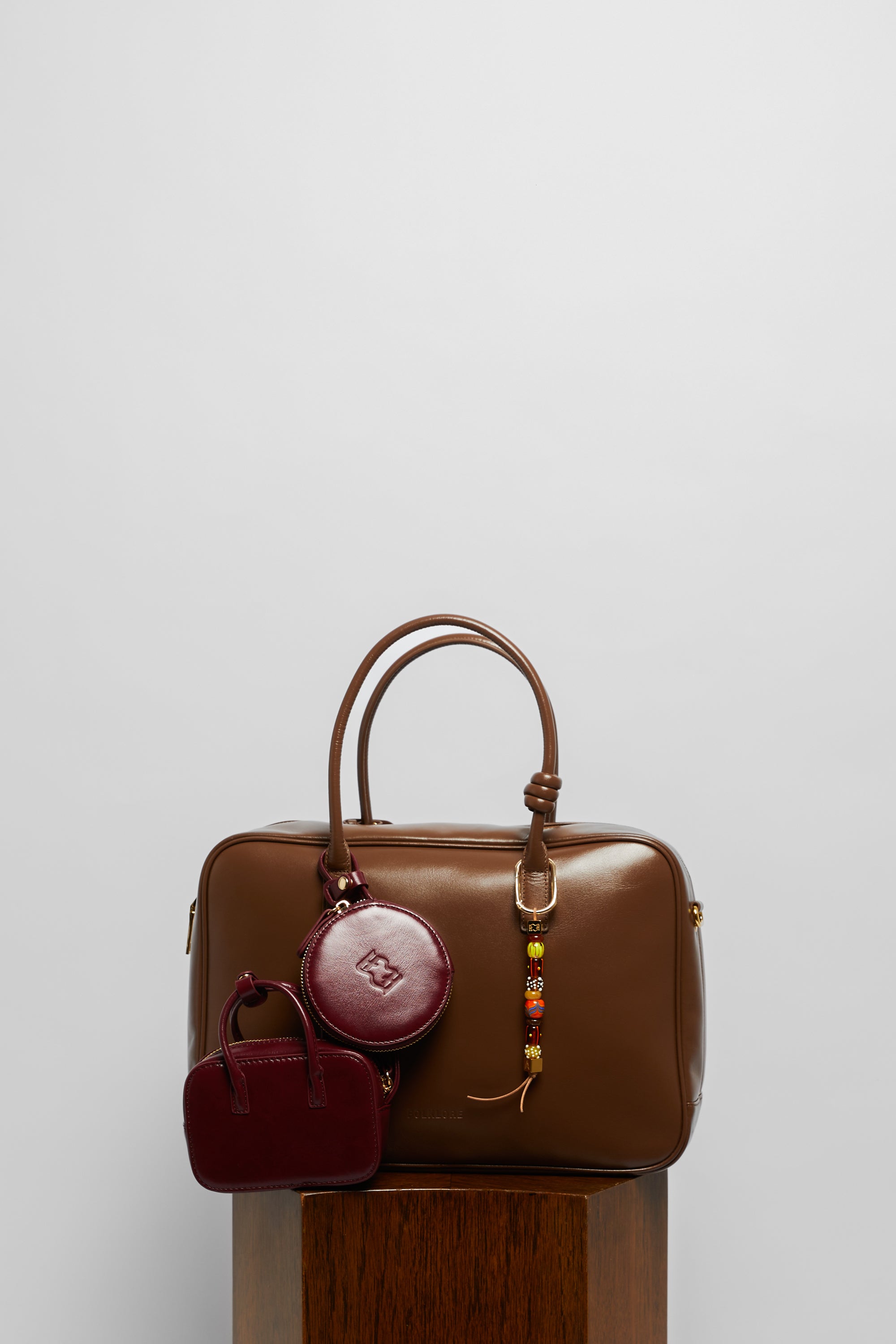 Work Bag in Leather - FOLKLORE THE LABEL
