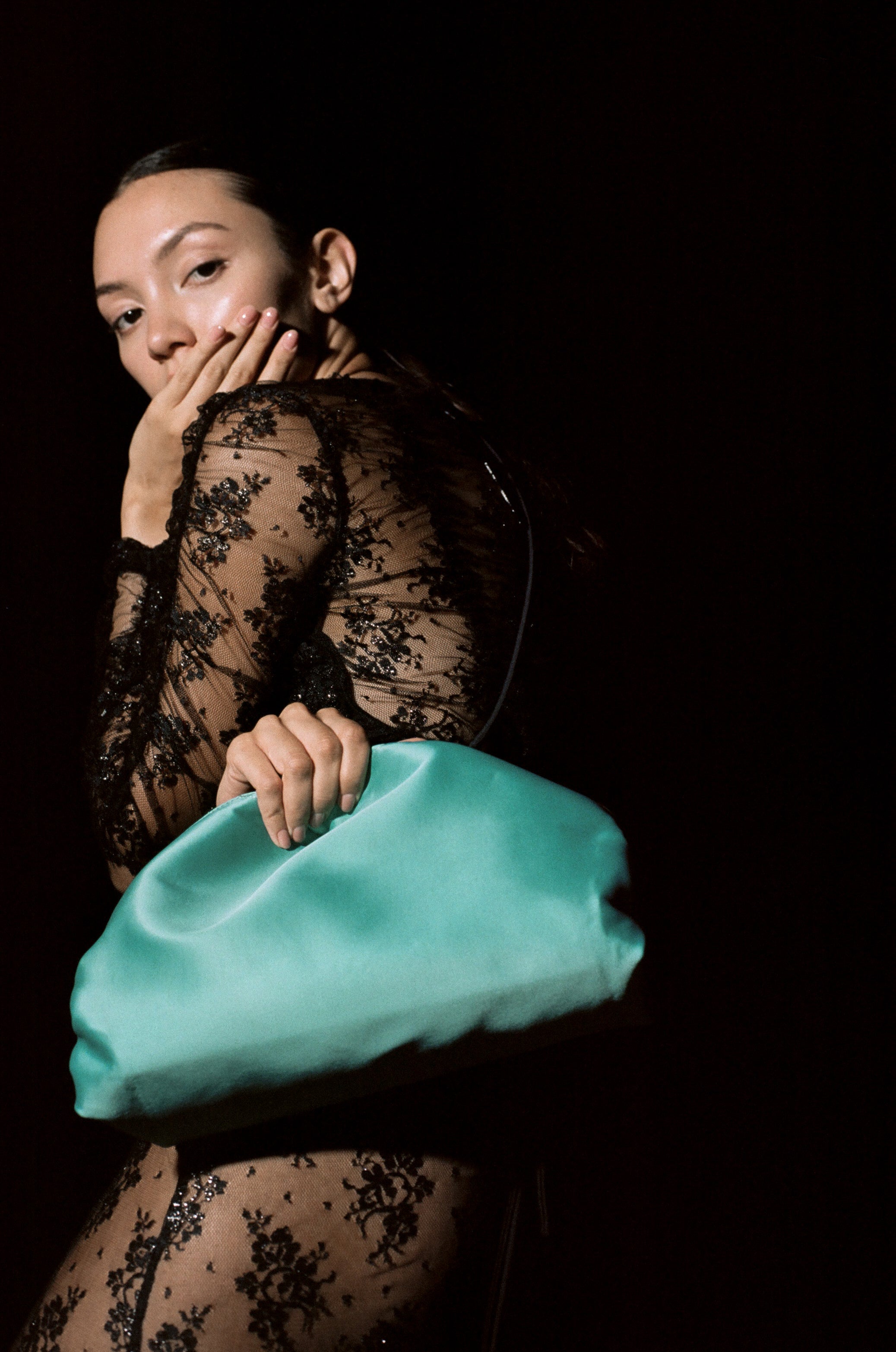 Buksha Bag in Raso Napoles Satin - FOLKLORE THE LABEL