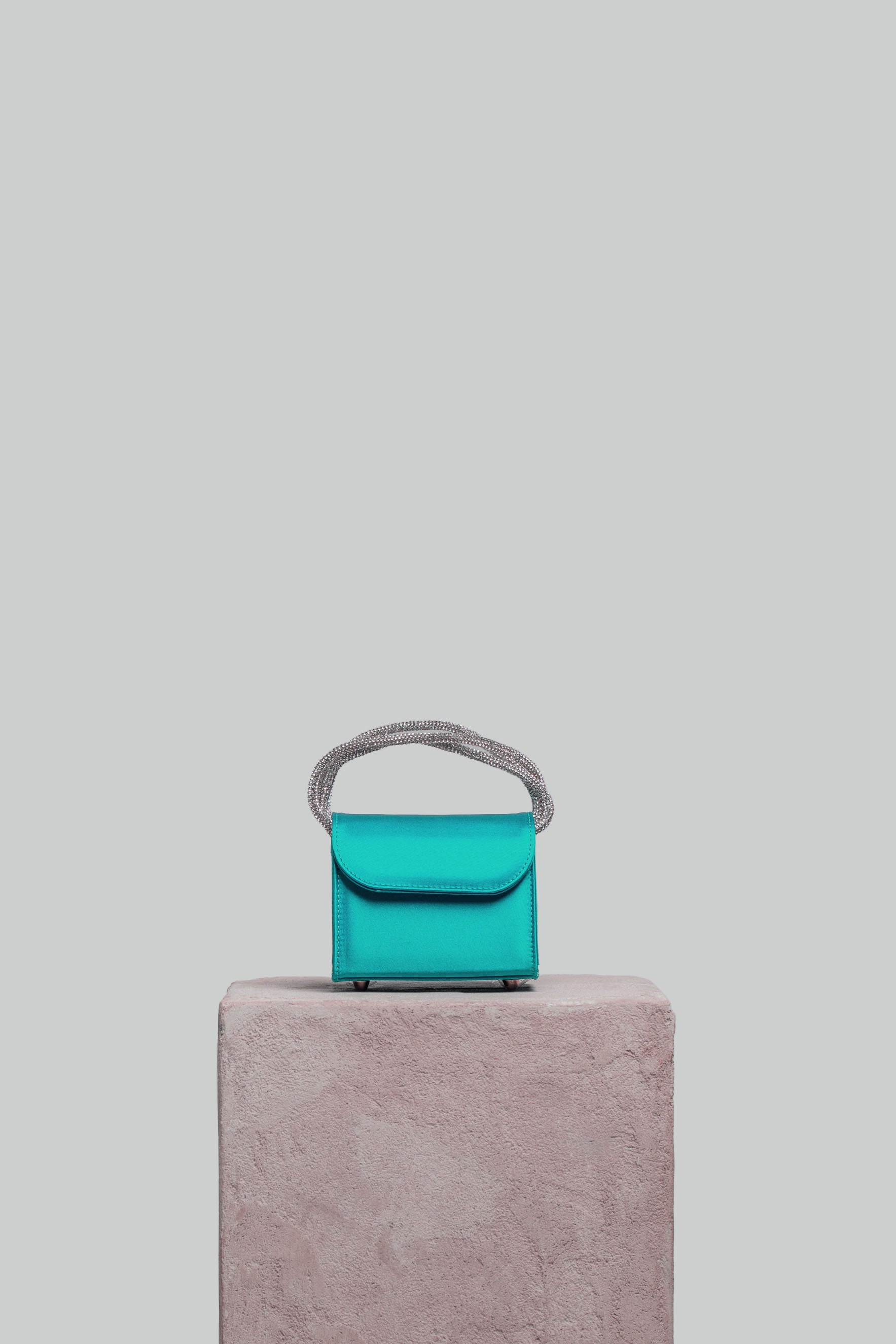 Mini Loop Bag in Satin - FOLKLORE THE LABEL