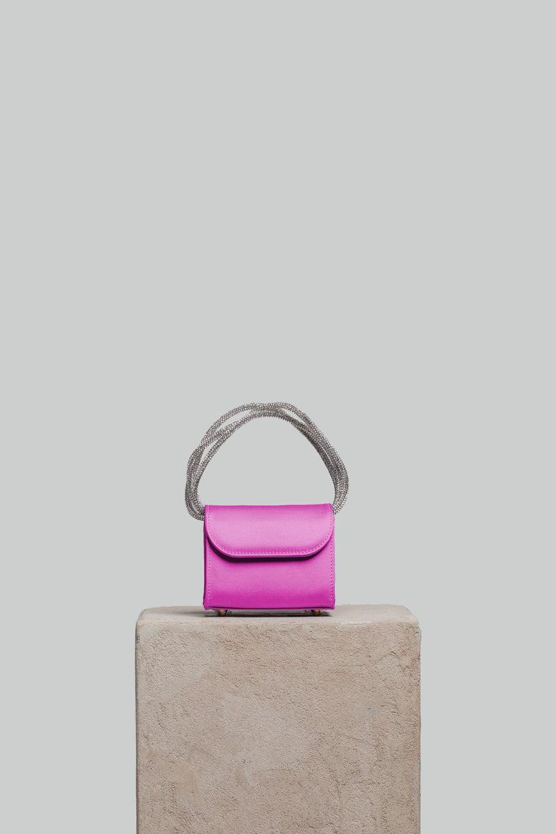 By far Mini Semi Patent Pink Bag
