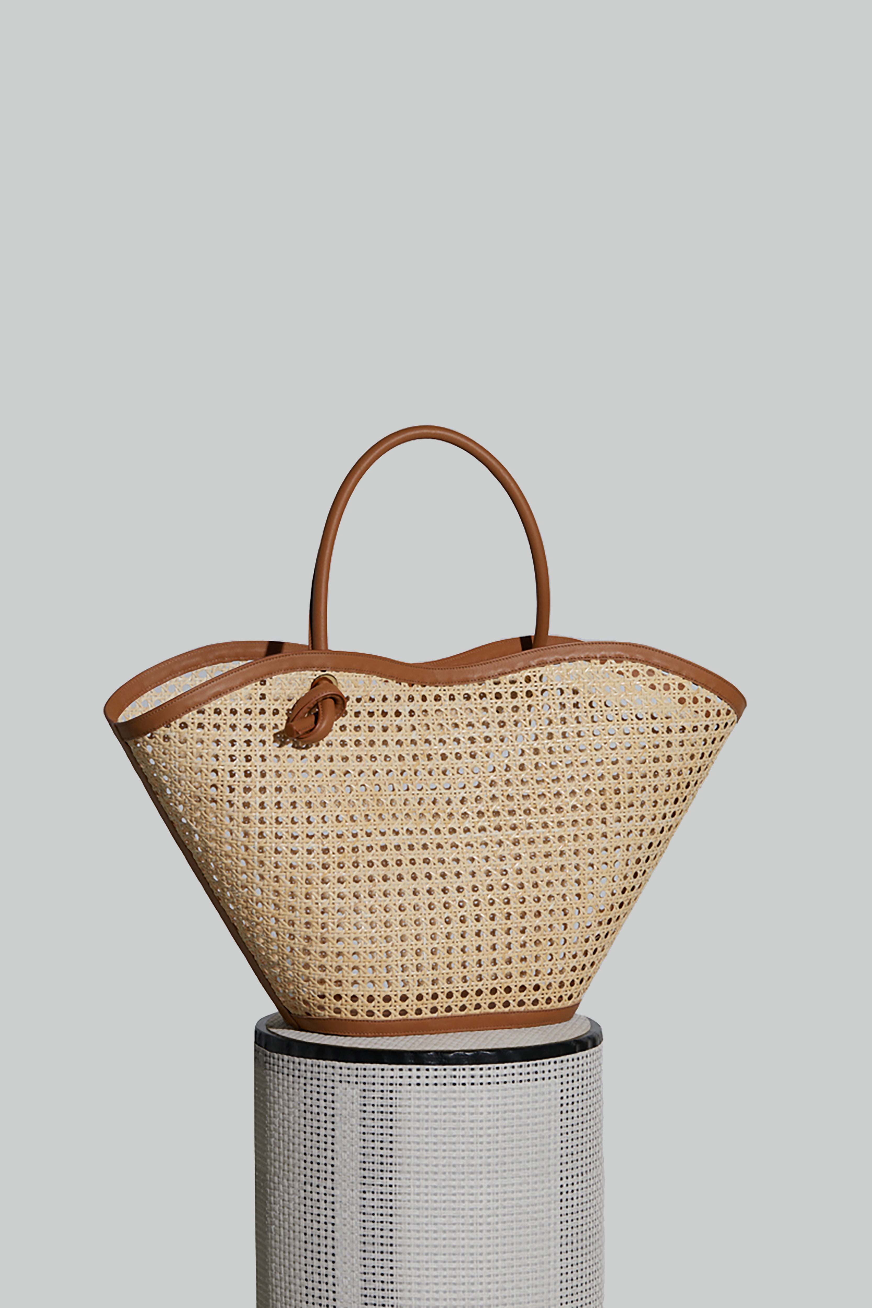 Large Cella Bag in Rattan - FOLKLORE THE LABEL