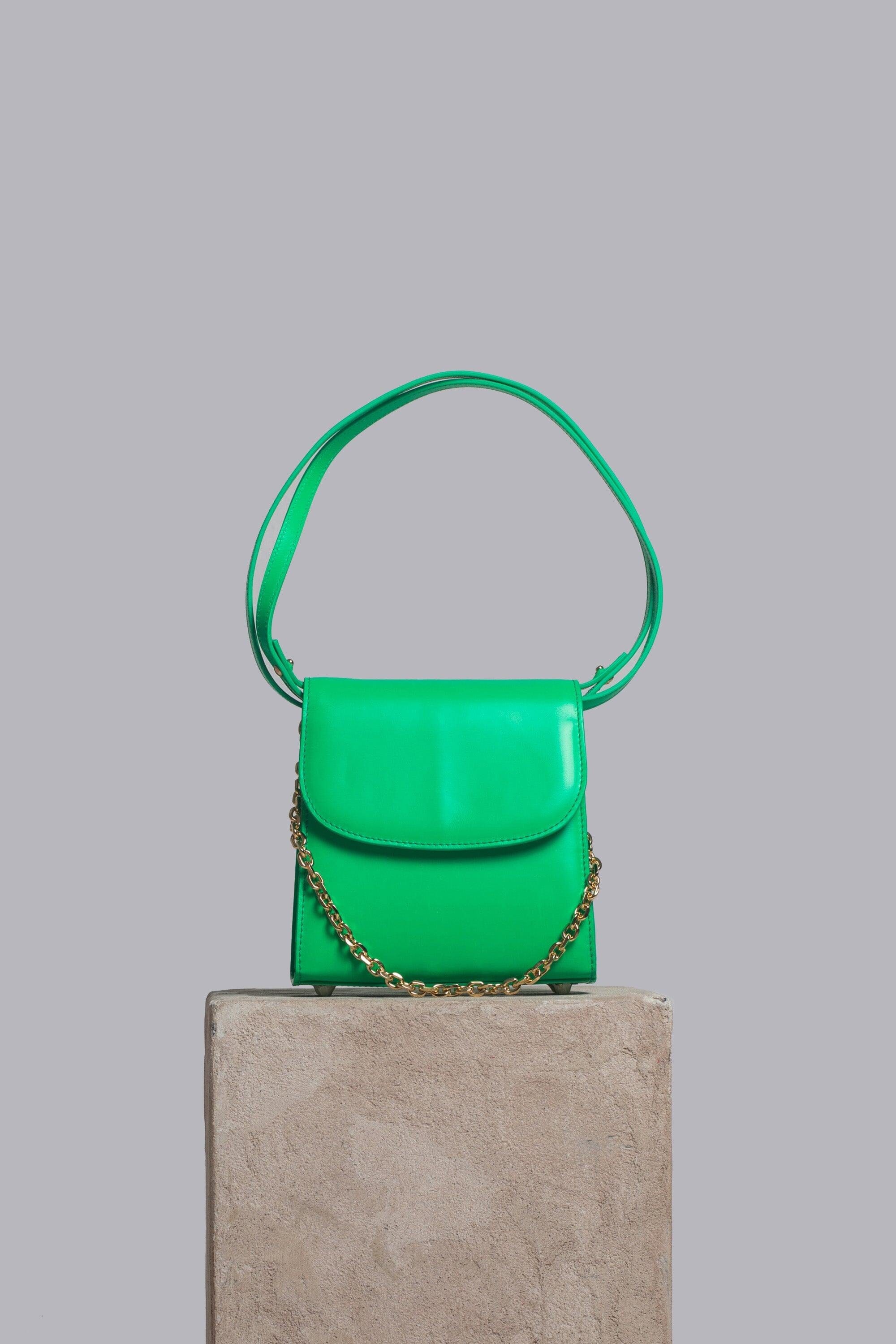 Loop Bag in Neon Leather Handbags Folklore the label