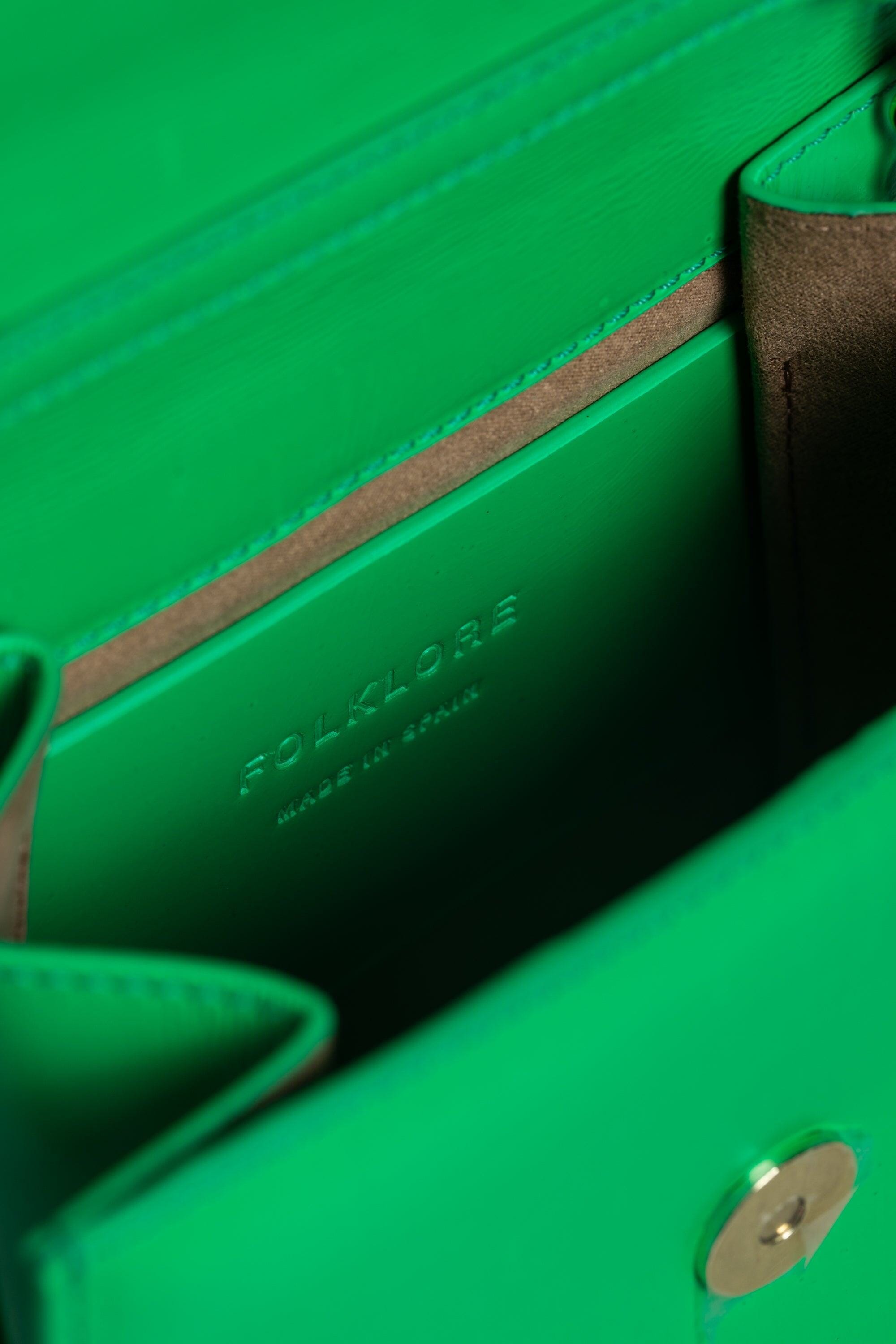 Loop Bag in Neon Leather Handbags Folklore the label