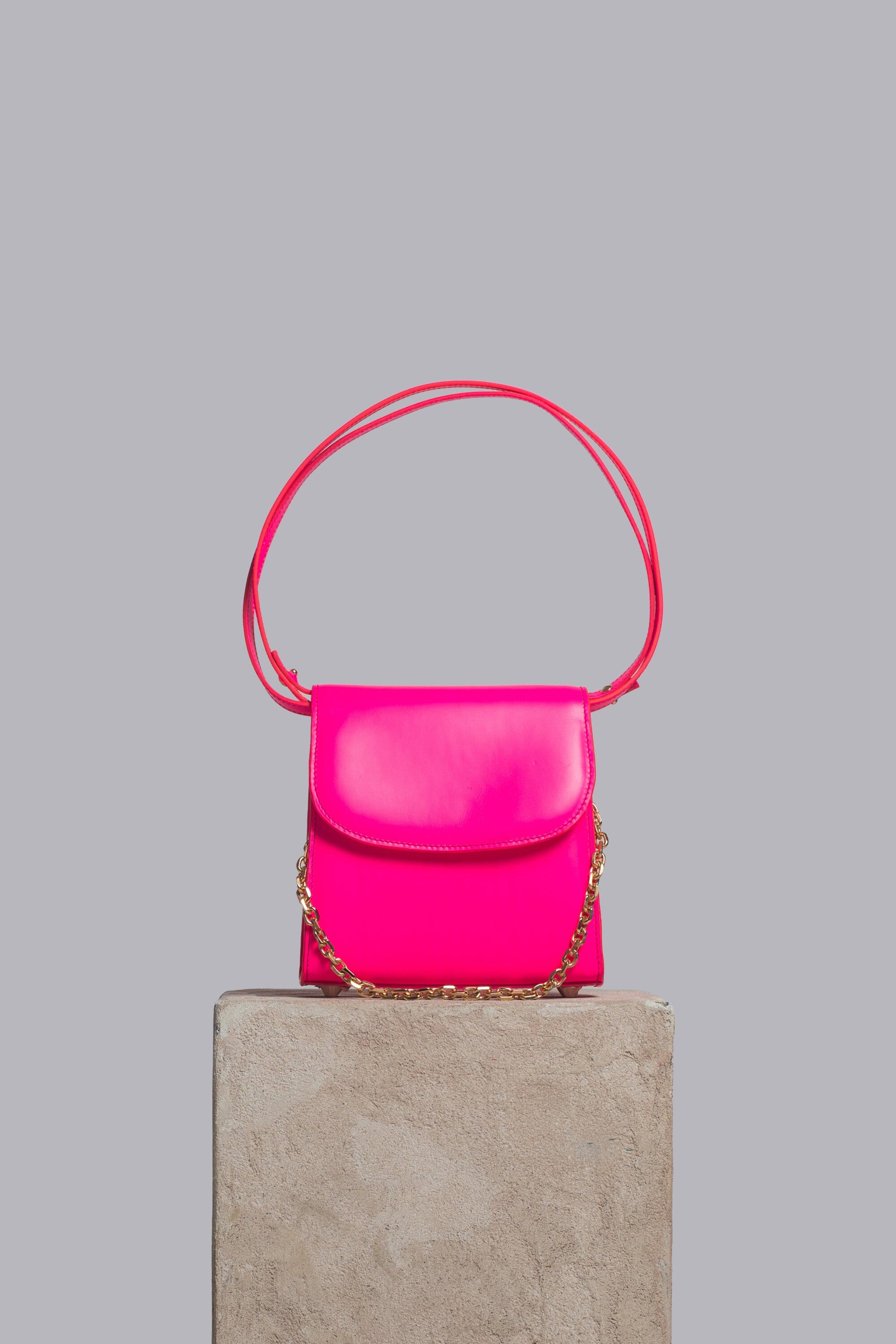 Loop Bag in Neon Leather Handbags Folklore the label