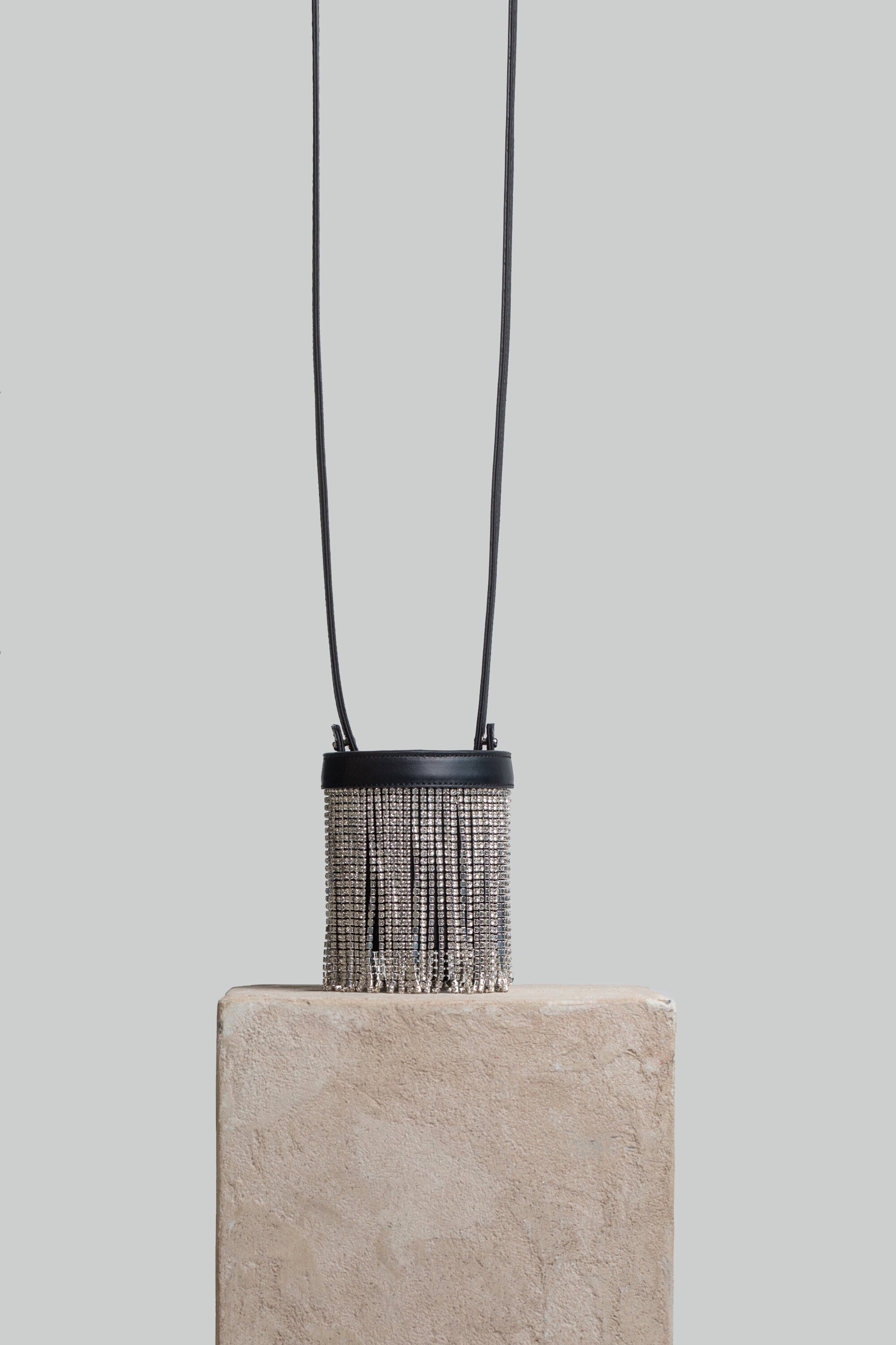 Mini Kyklos with Diamond Fringes Handbags Folklore the label