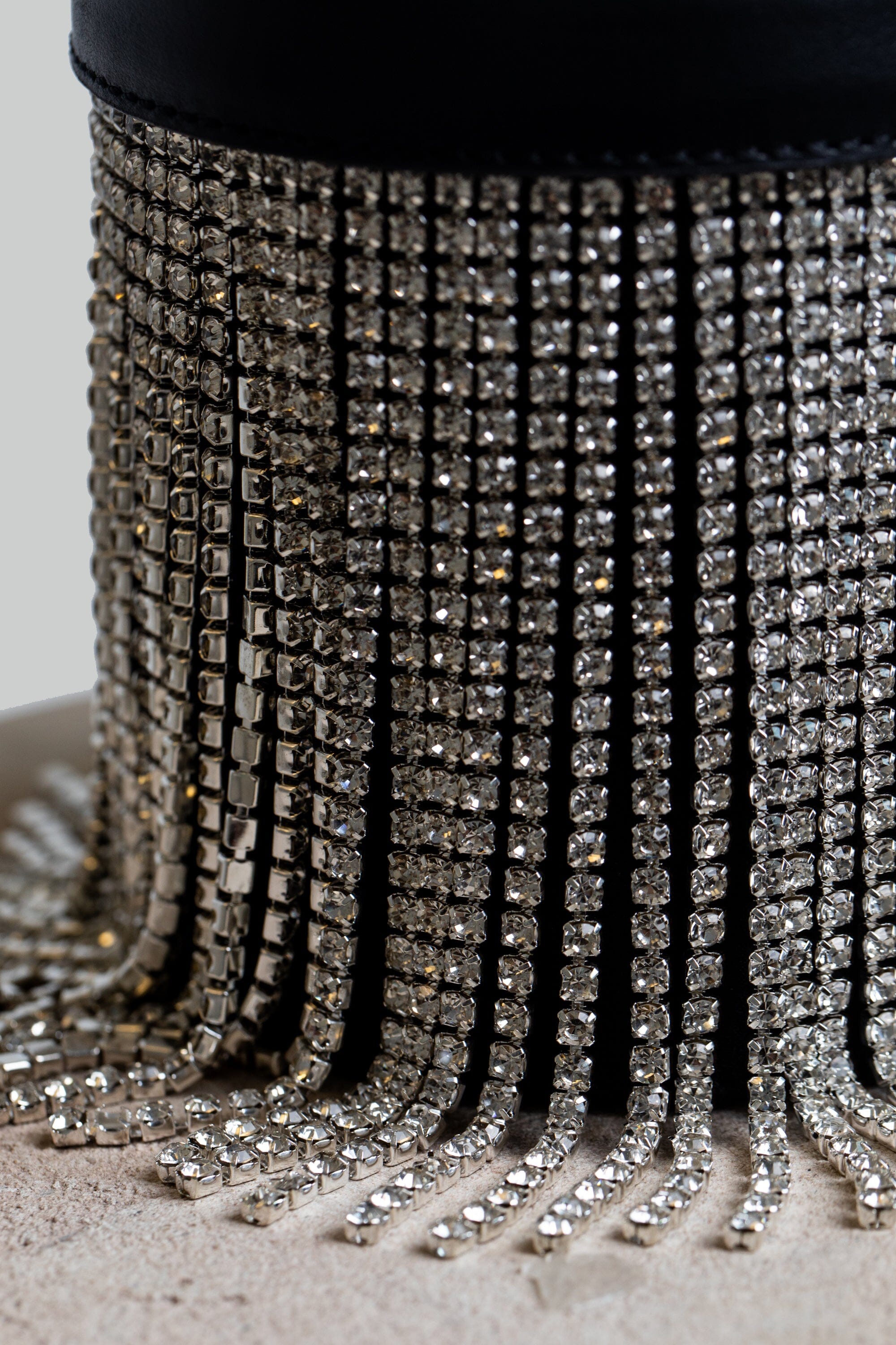 Mini Kyklos with Diamond Fringes Handbags Folklore the label