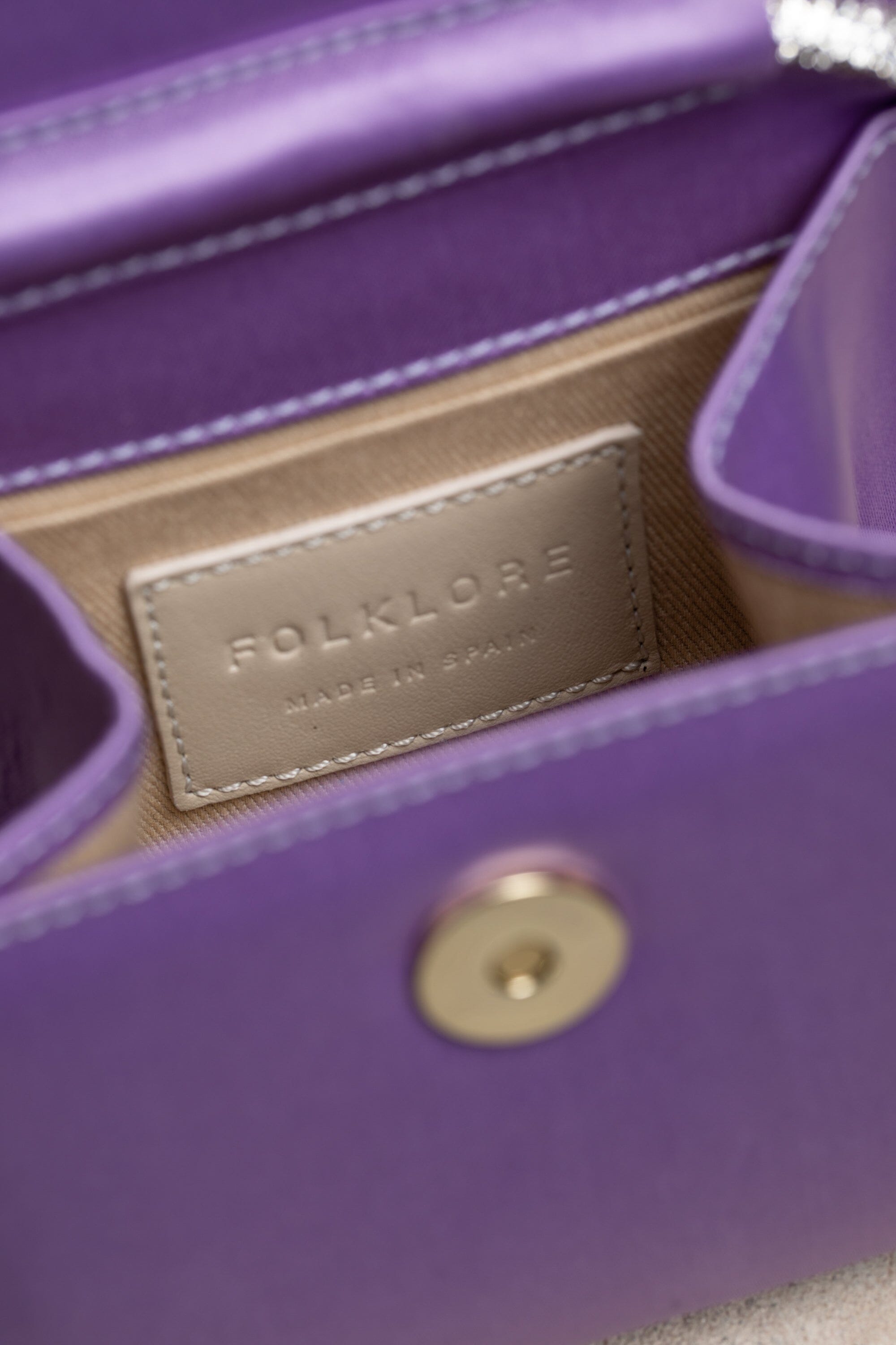 Mini Loop Bag in Satin Handbags Folklore the label