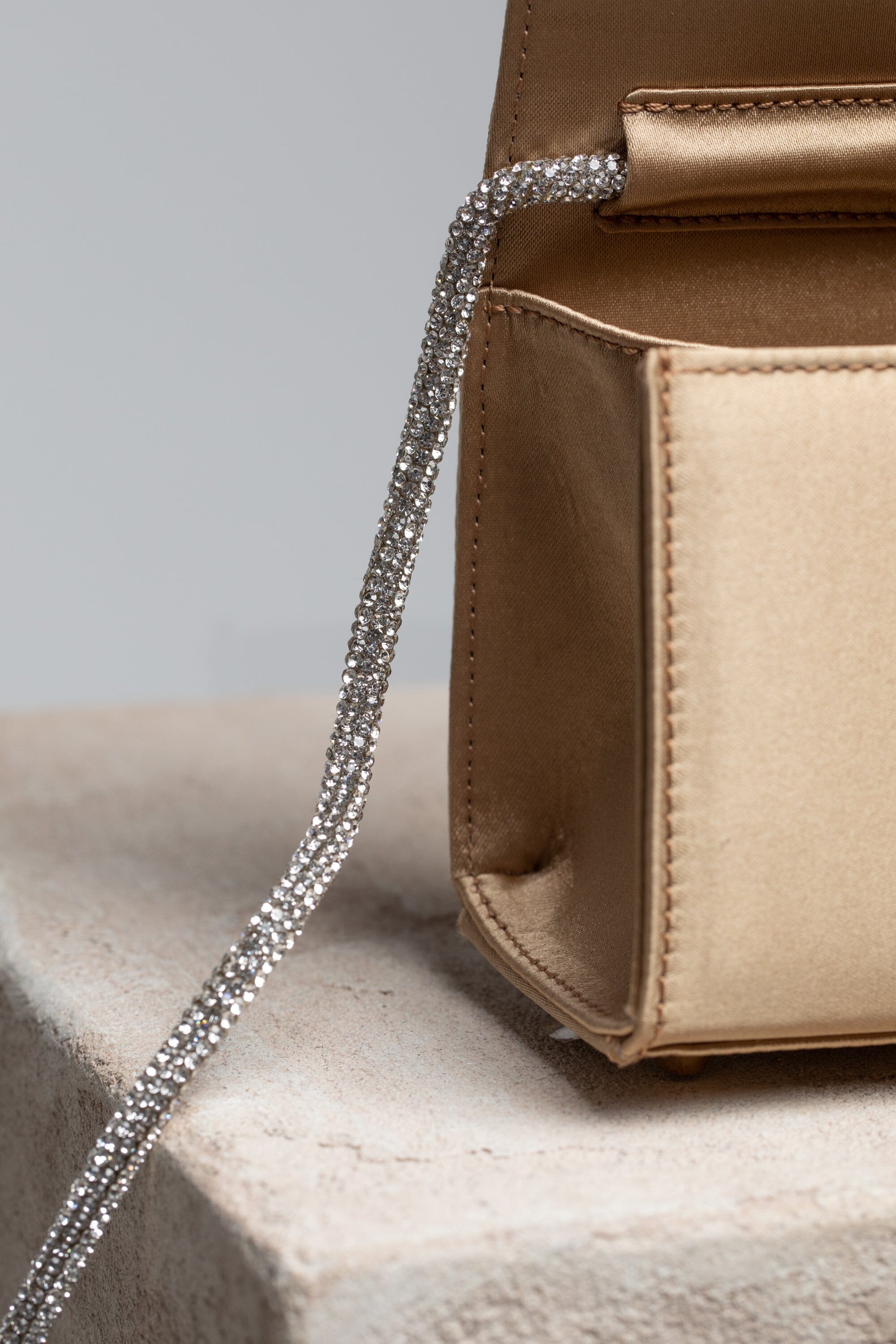 Mini Loop Bag in Satin Handbags Folklore the label