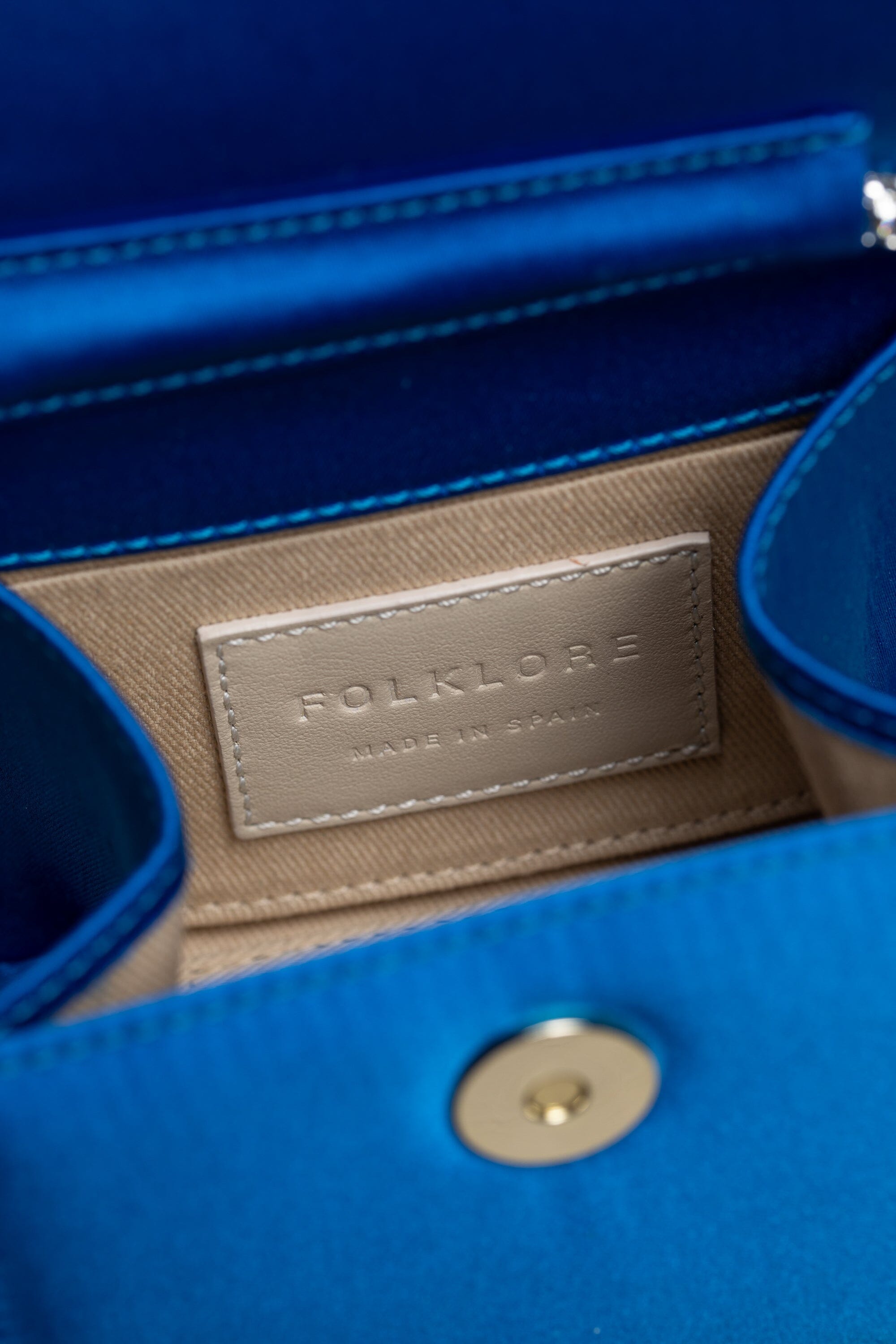 Mini Loop Bag in Satin Handbags Folklore the label