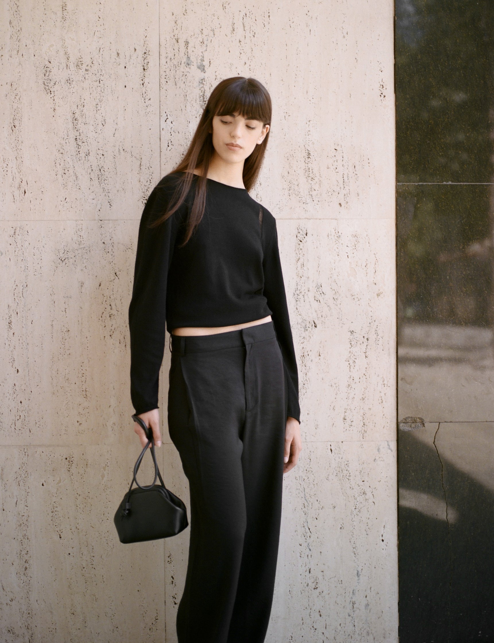 Mini Money Pouch in Leather - FOLKLORE THE LABEL