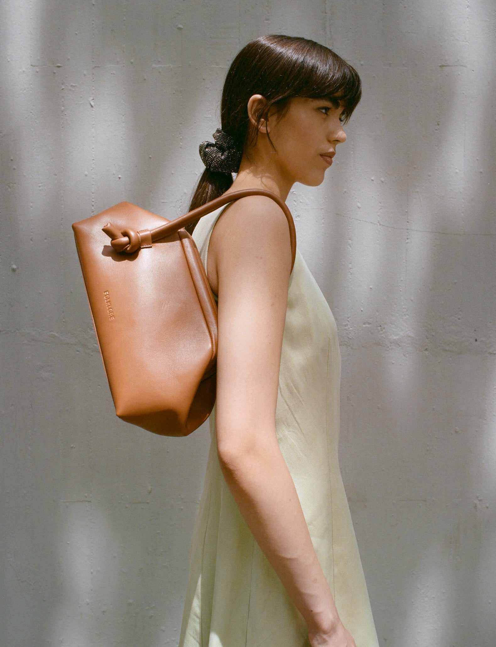 Money Pouch in Leather - FOLKLORE THE LABEL