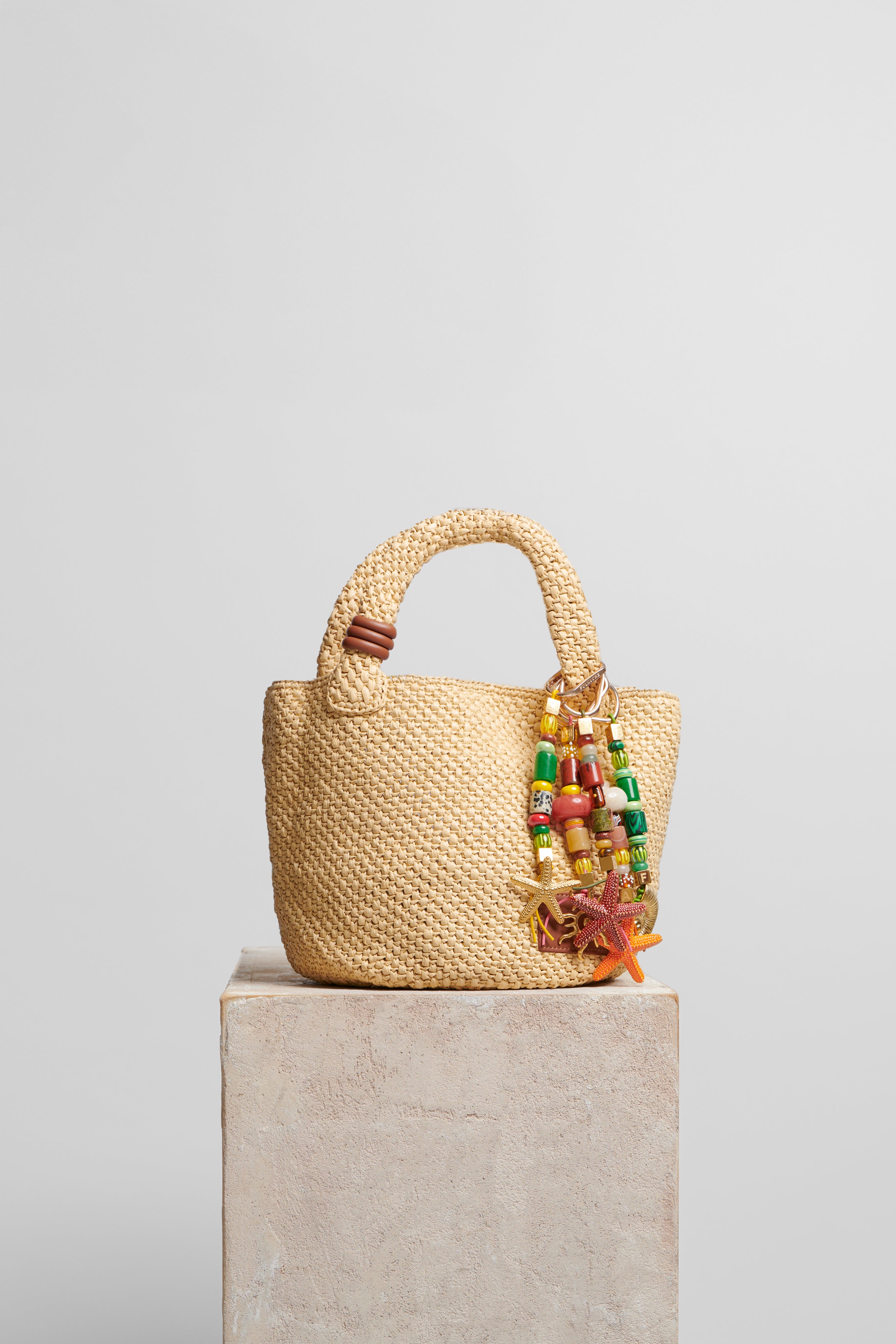 Basket Bag in Raffia
