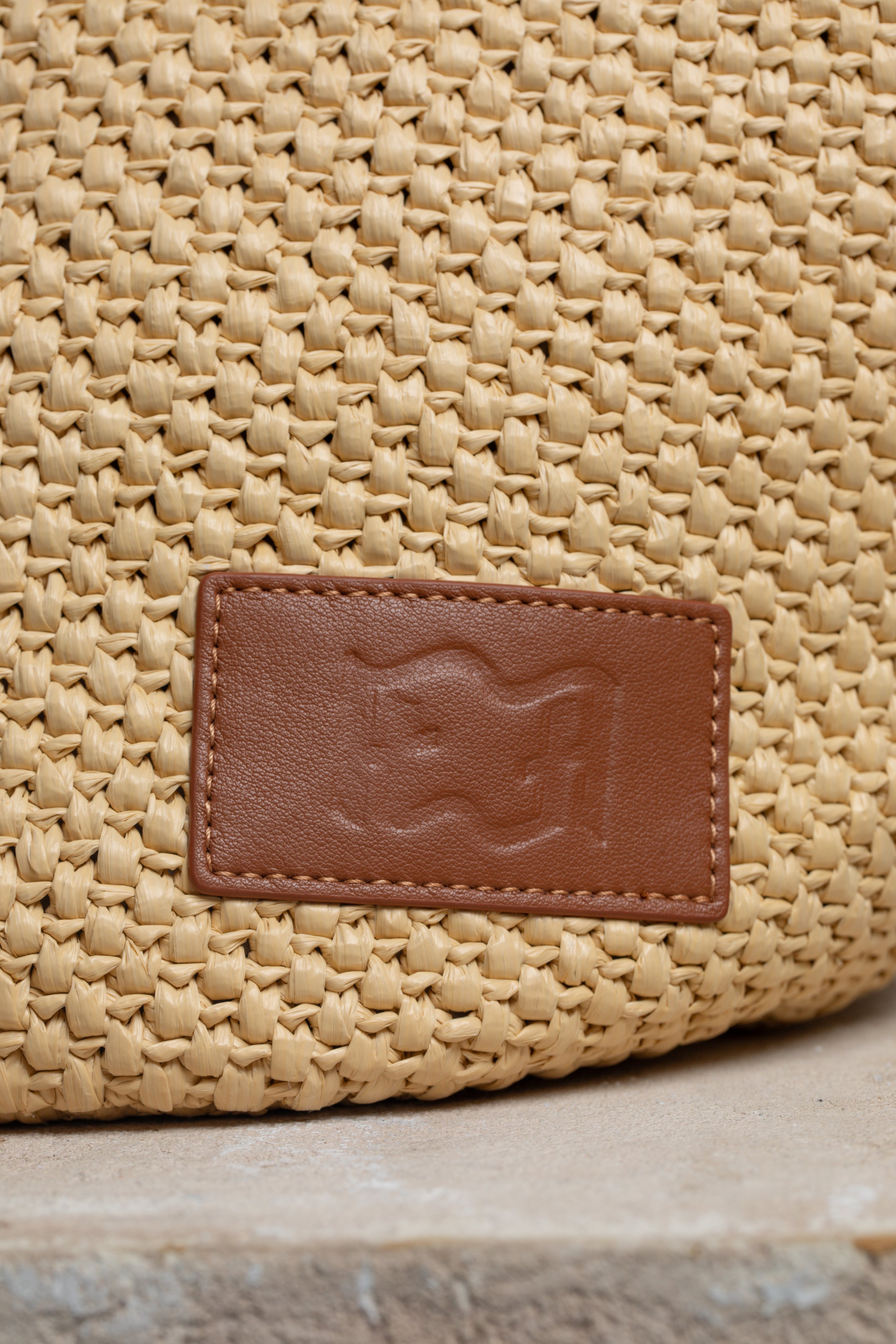 Basket Bag in Raffia