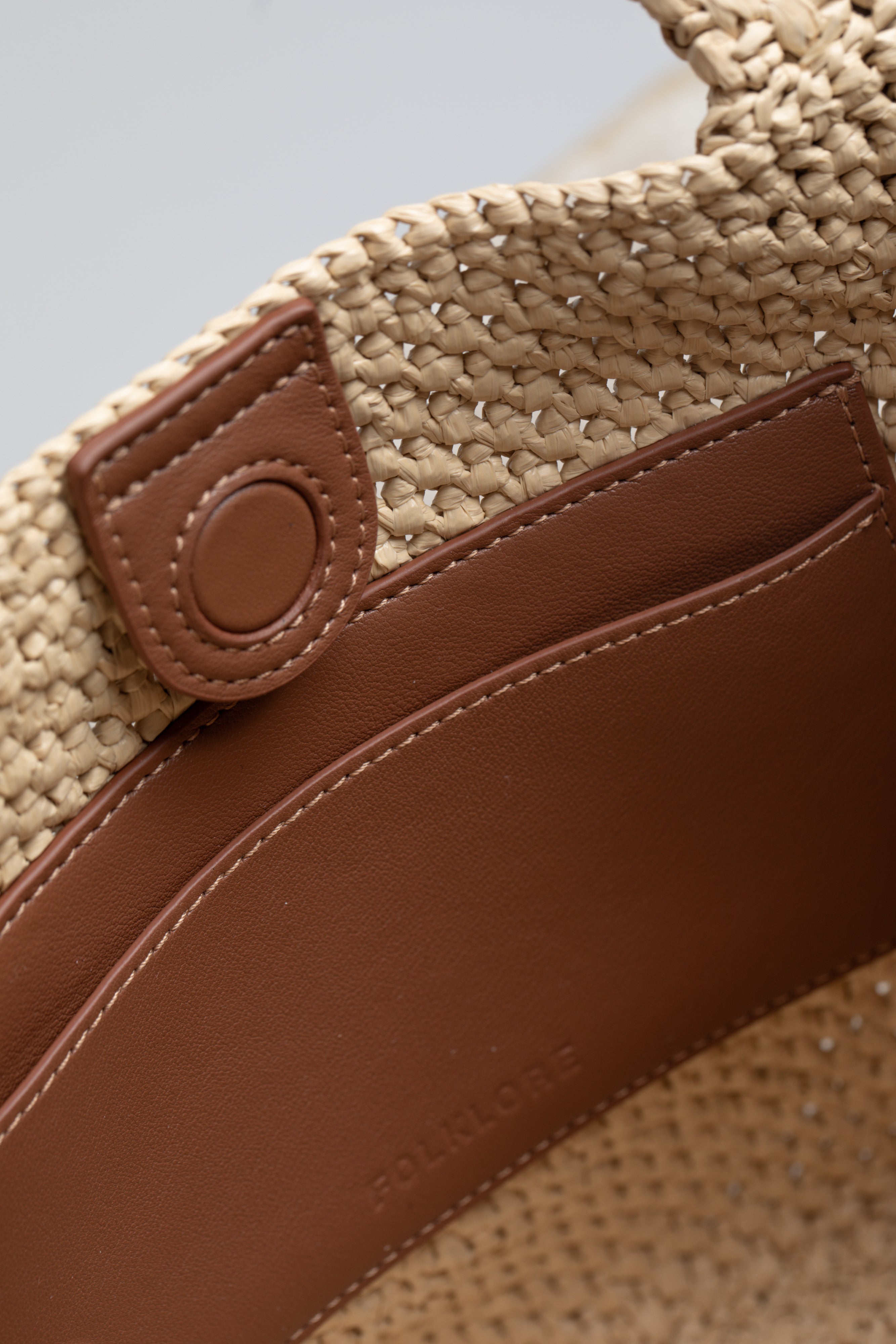 Basket Bag in Raffia