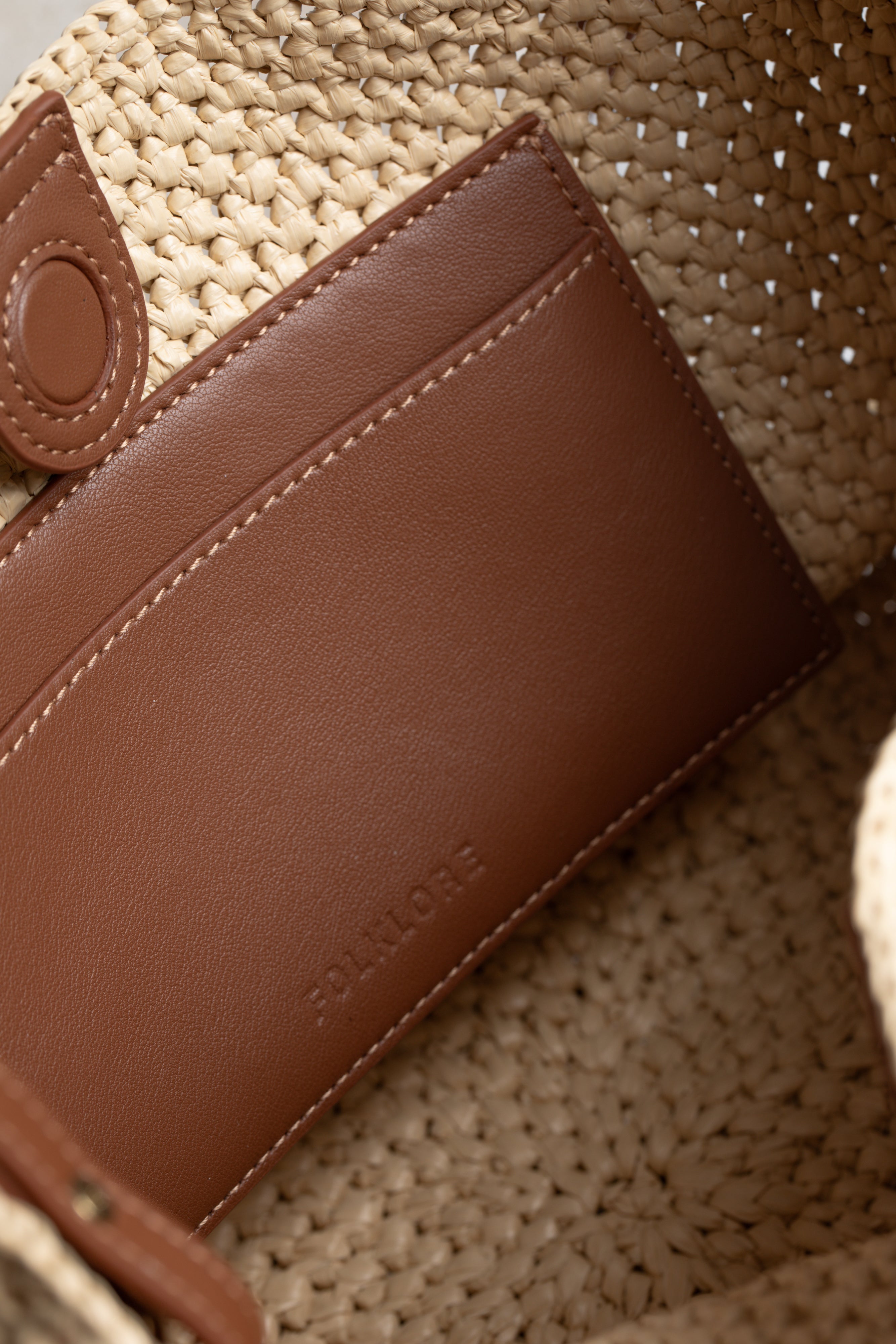 Basket Bag in Raffia