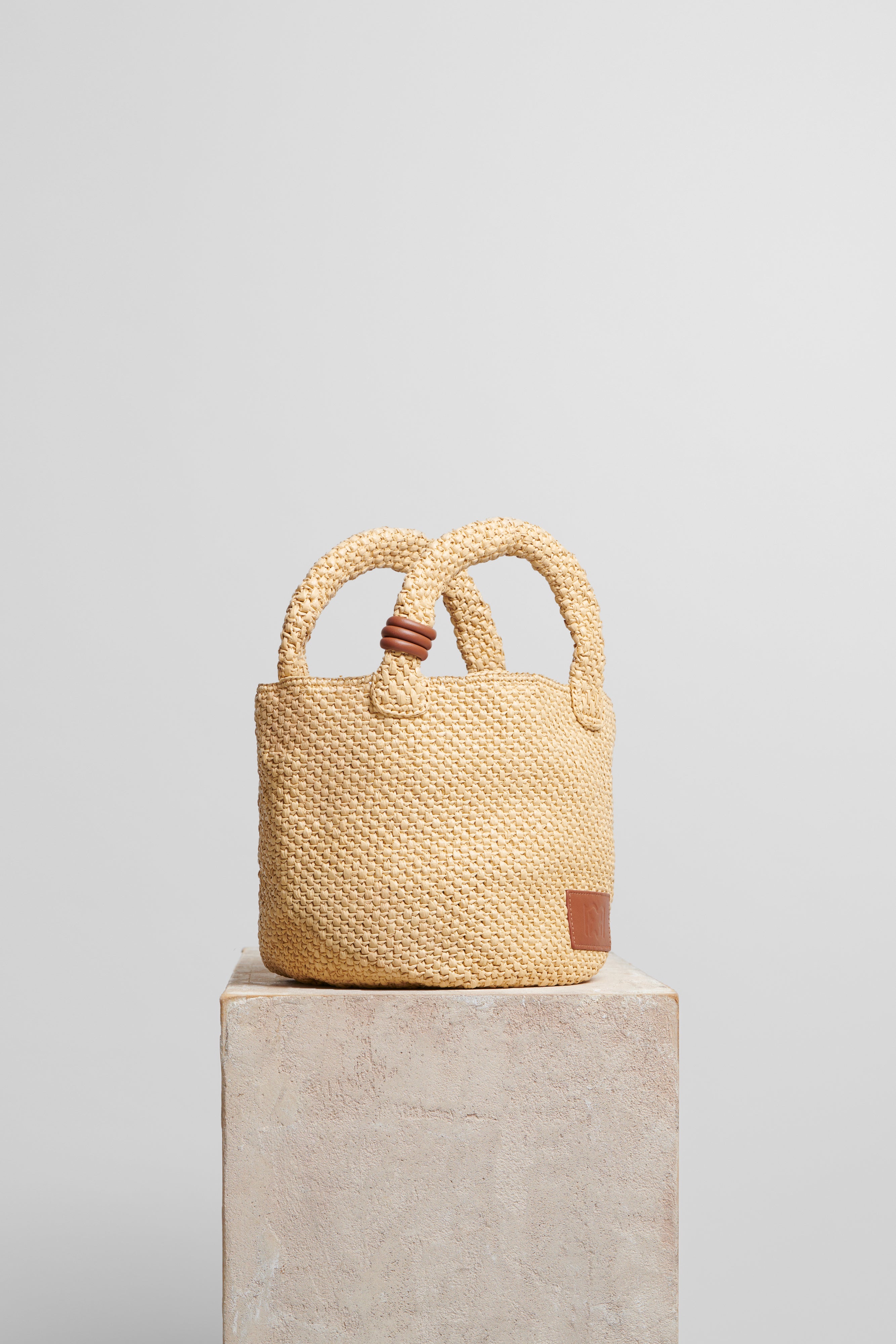 Basket Bag in Raffia