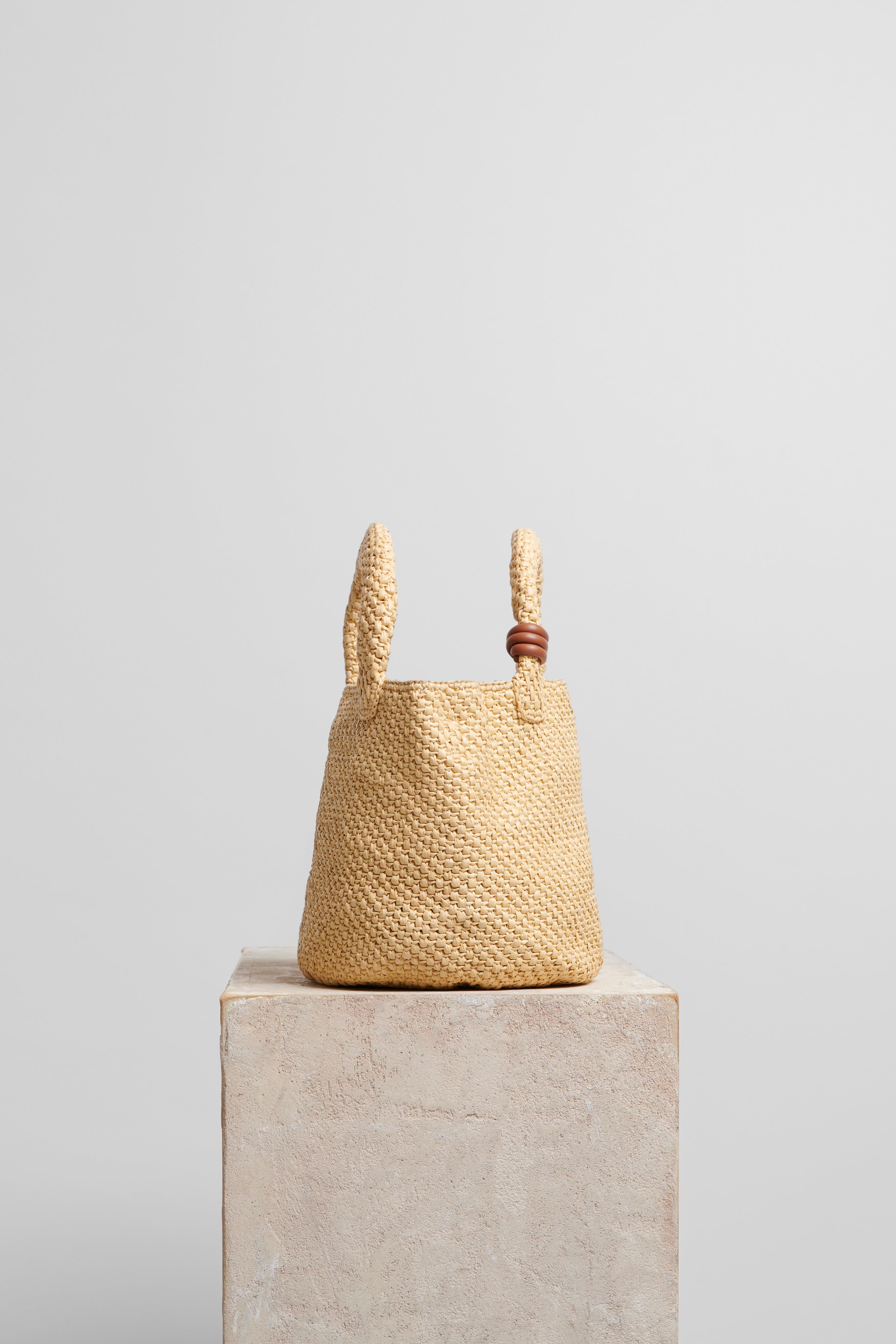 Basket Bag in Raffia