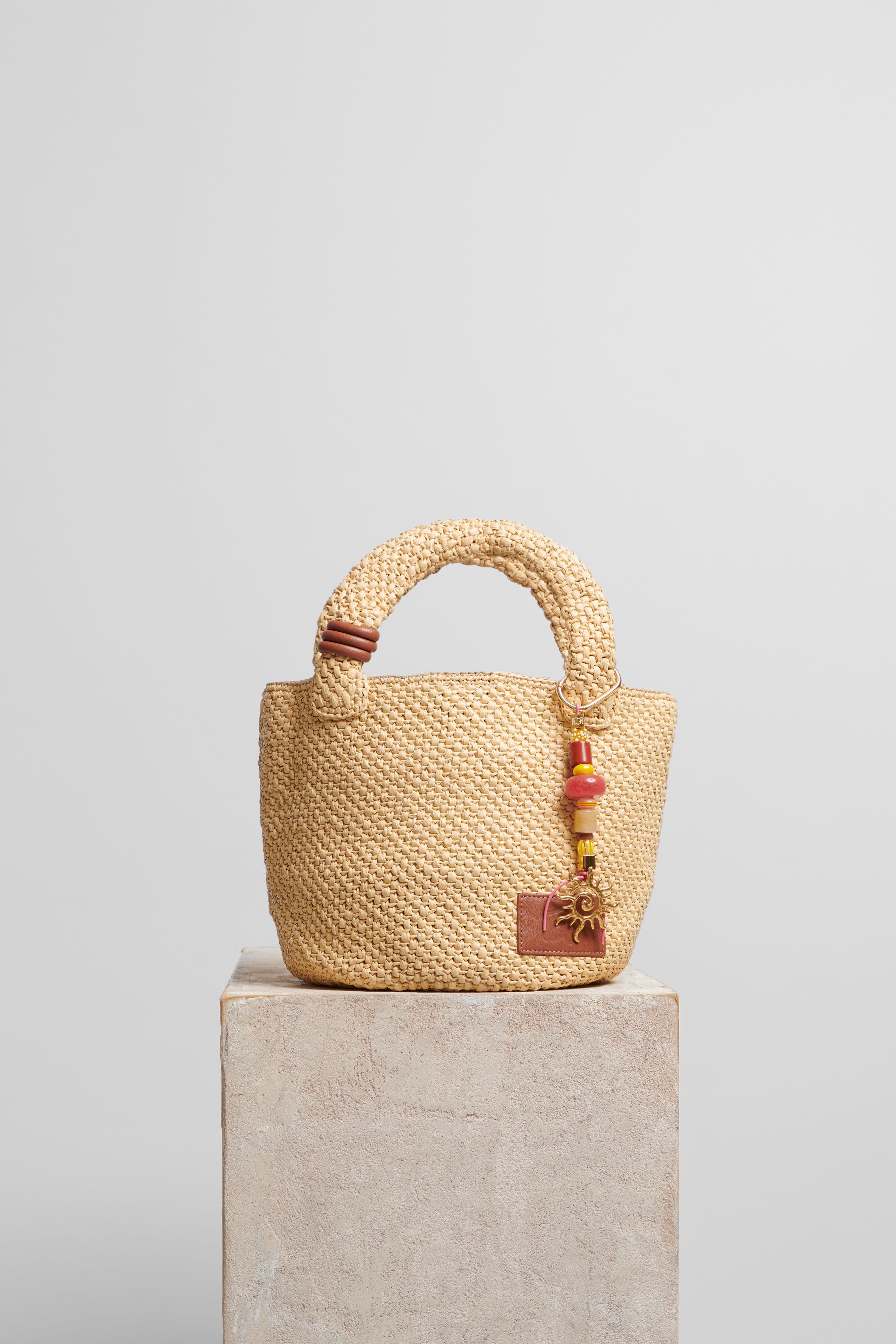 Basket Bag in Raffia