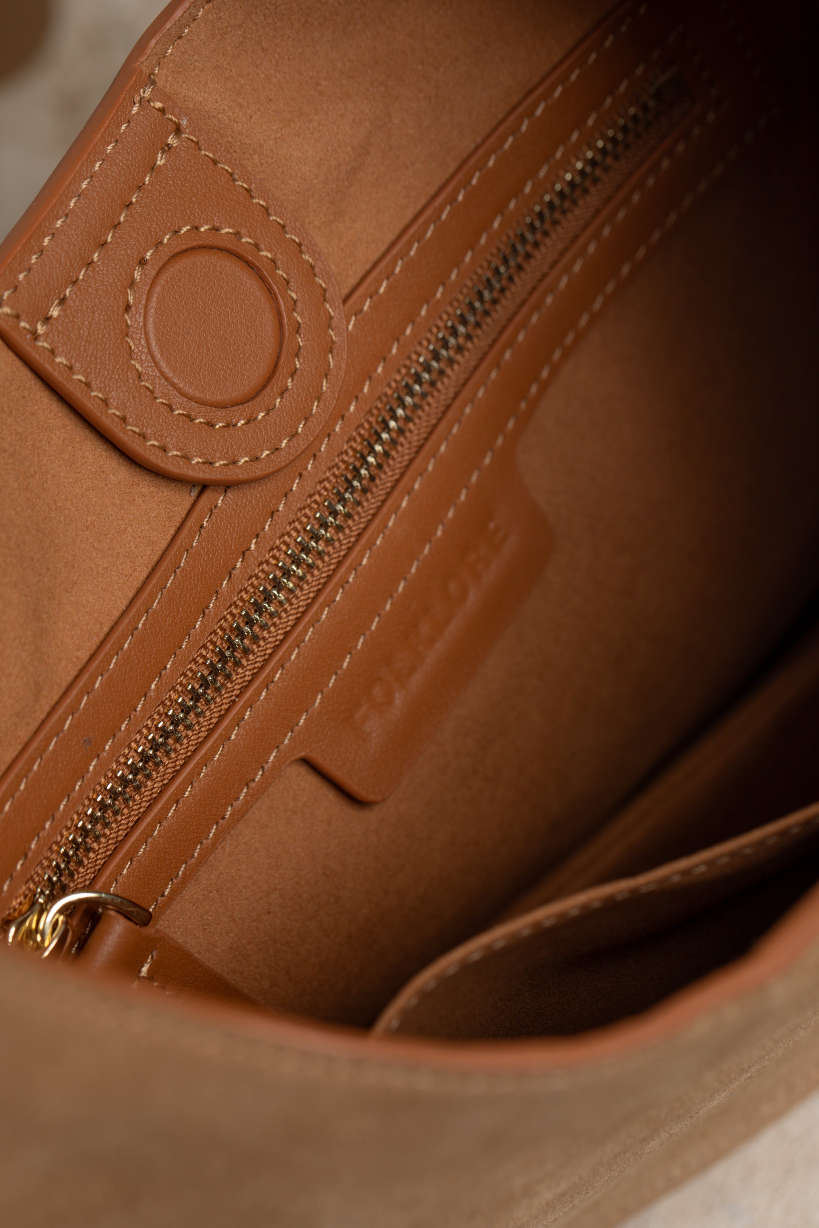 Boho Bag Small in Beige Suede - FOLKLORE THE LABEL