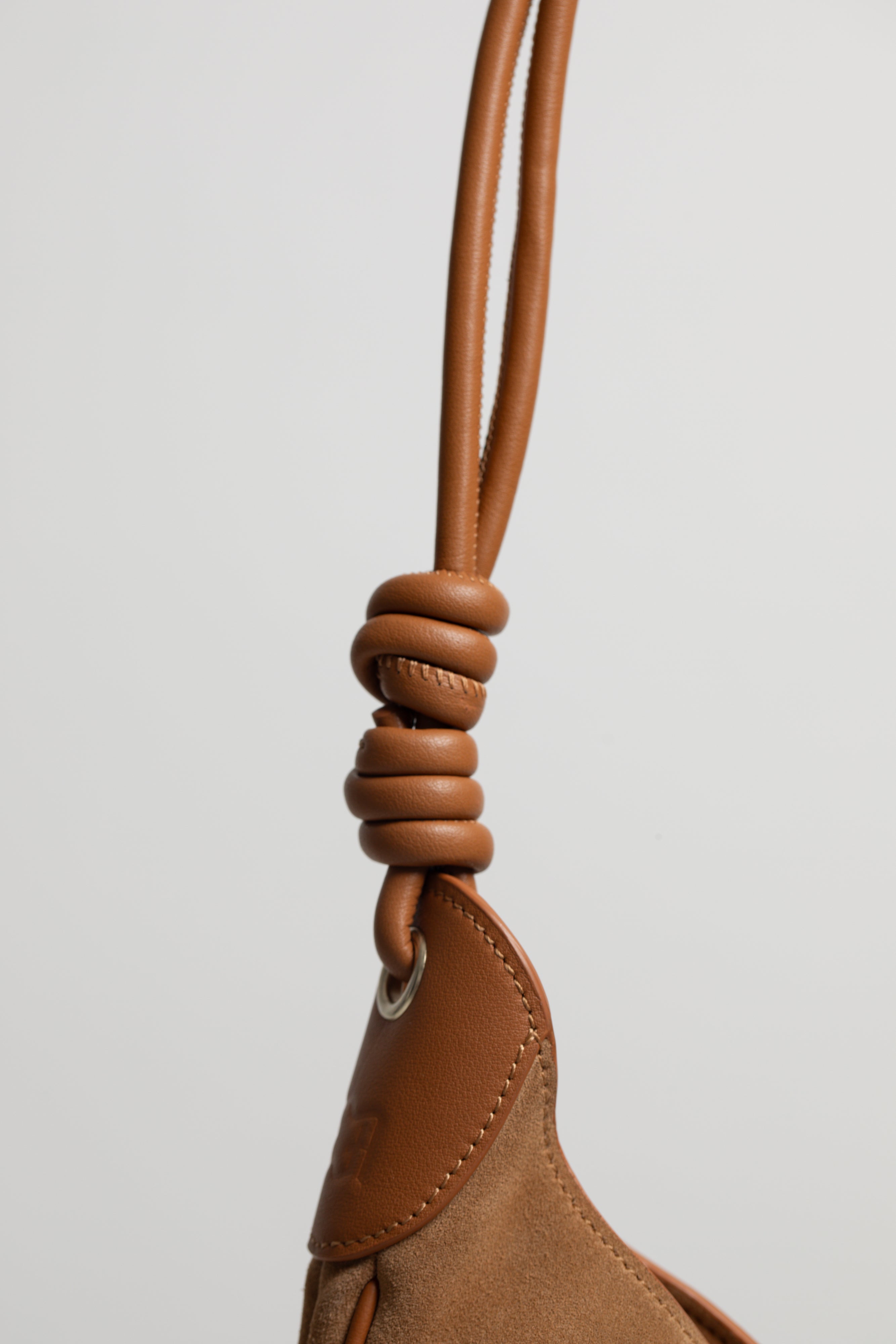 Boho Bag Small in Beige Suede - FOLKLORE THE LABEL