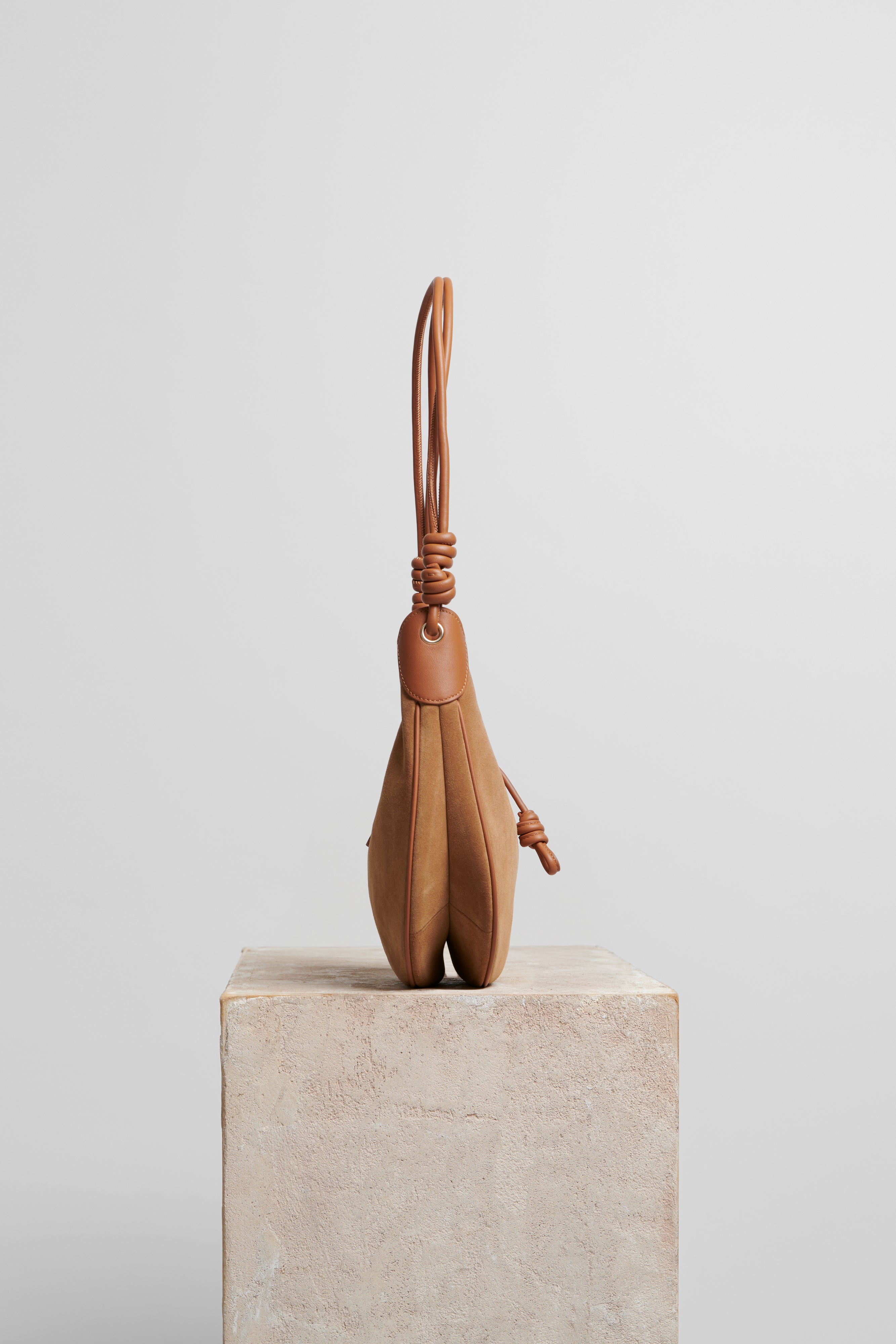 Boho Bag Small in Beige Suede - FOLKLORE THE LABEL