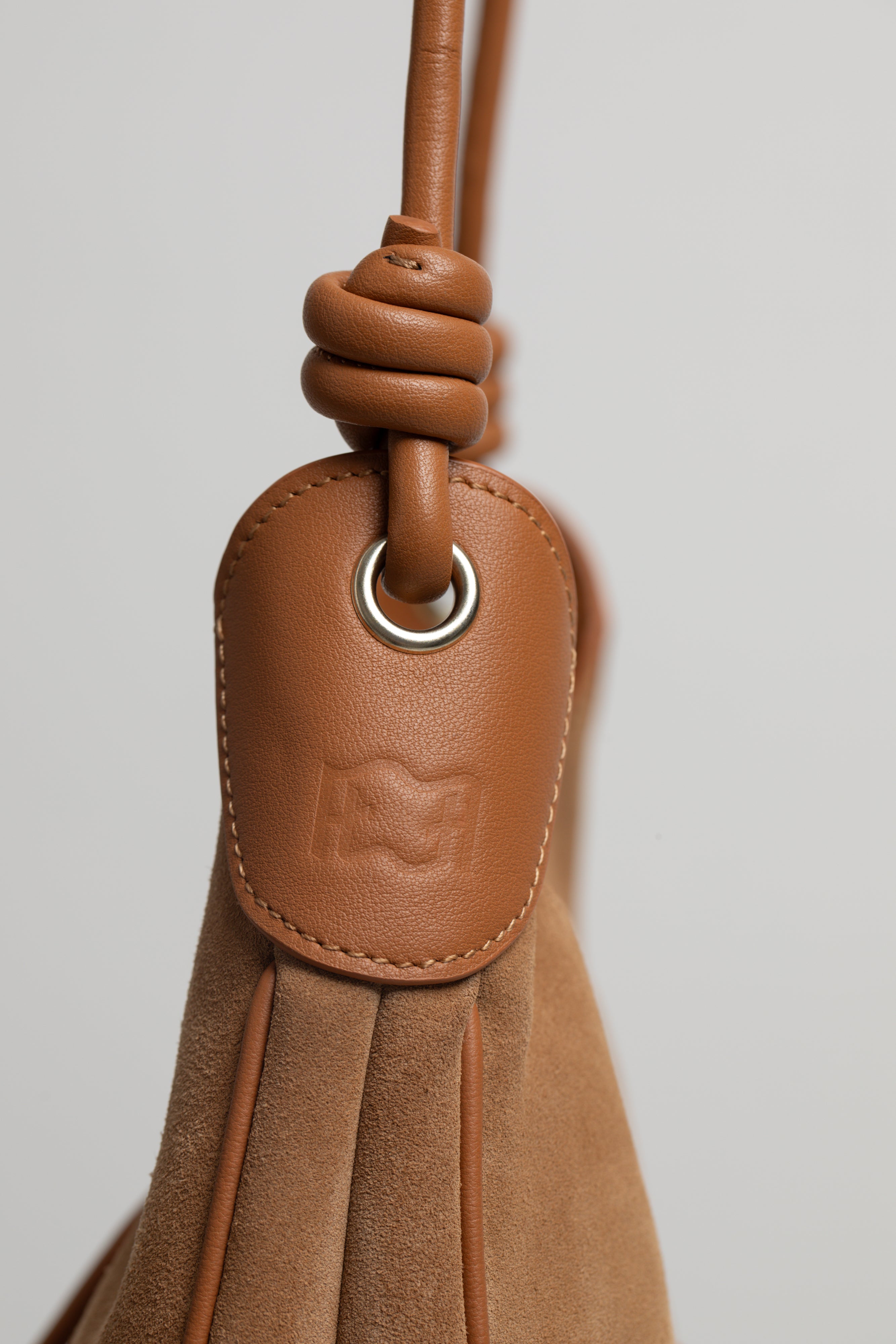 Boho Bag Small in Beige Suede - FOLKLORE THE LABEL