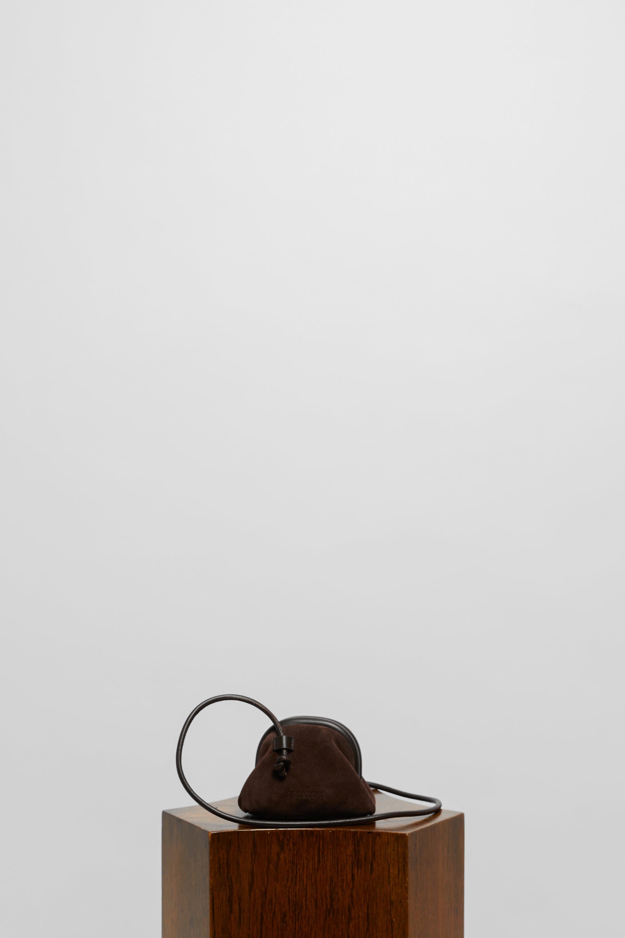 Micro Mini Money Bag in Suede - FOLKLORE THE LABEL