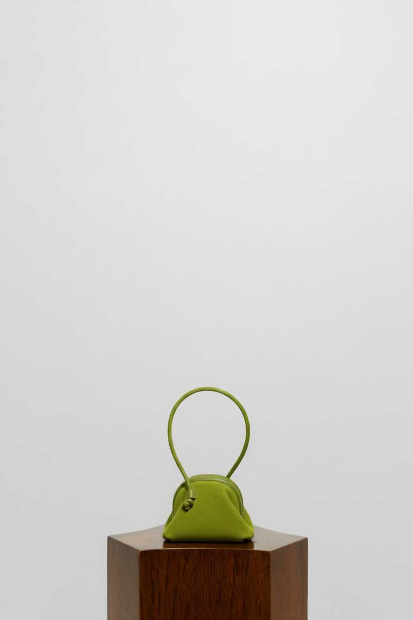 Micro Mini Money Bag in Suede