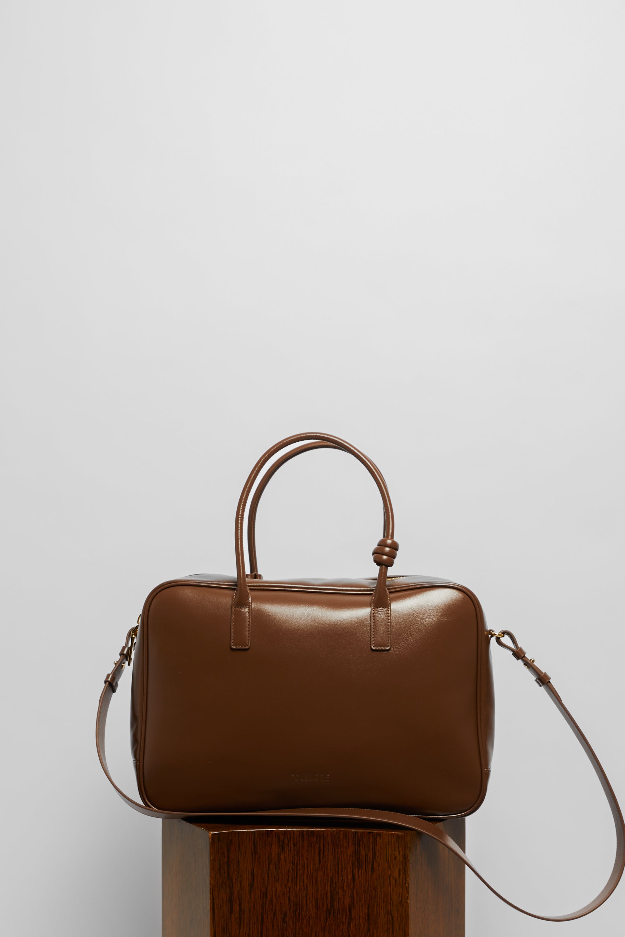 Work Bag in Leather - FOLKLORE THE LABEL