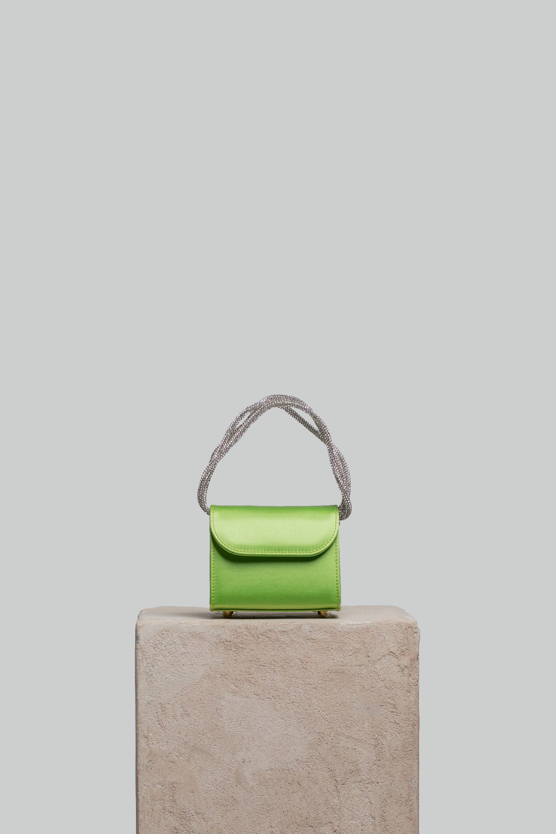 Mini Loop Bag in Satin - FOLKLORE THE LABEL