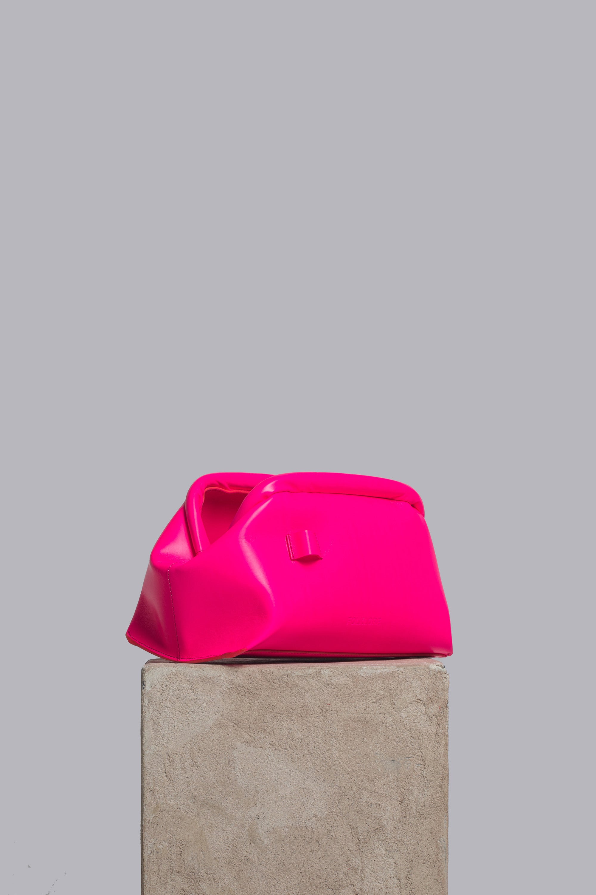 Money Pouch in Neon Leather