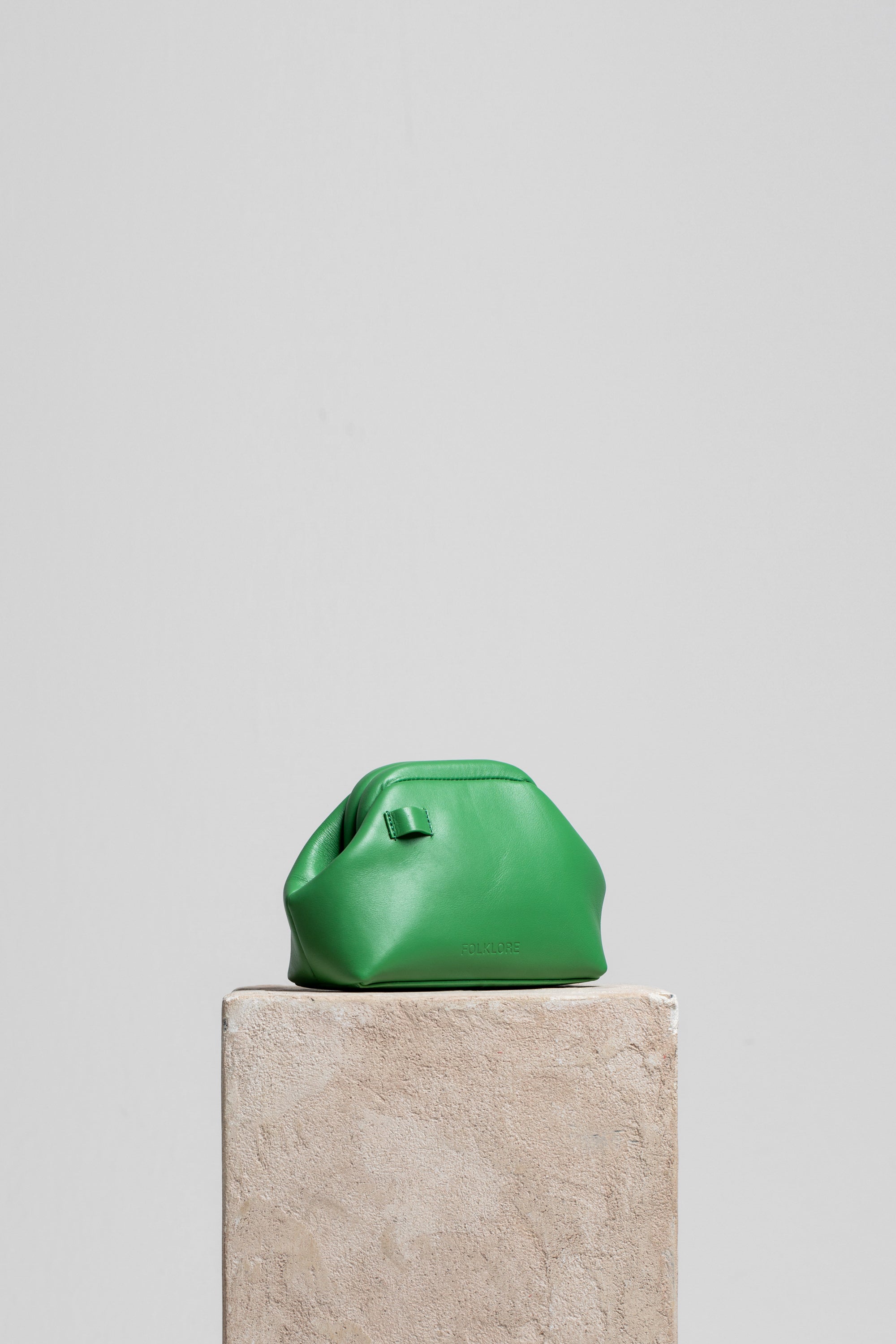 Mini Money Pouch in Leather - FOLKLORE THE LABEL