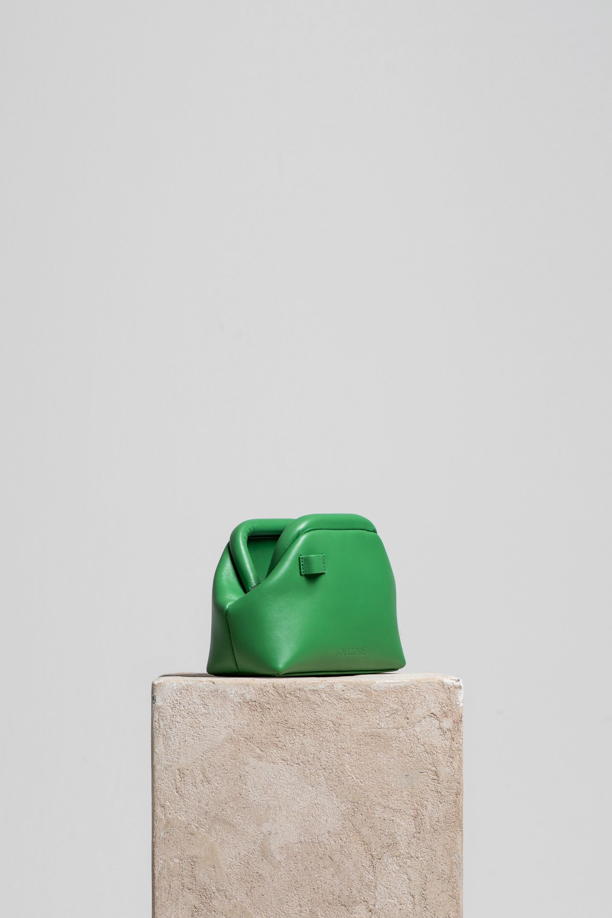 Mini Money Pouch in Leather - FOLKLORE THE LABEL