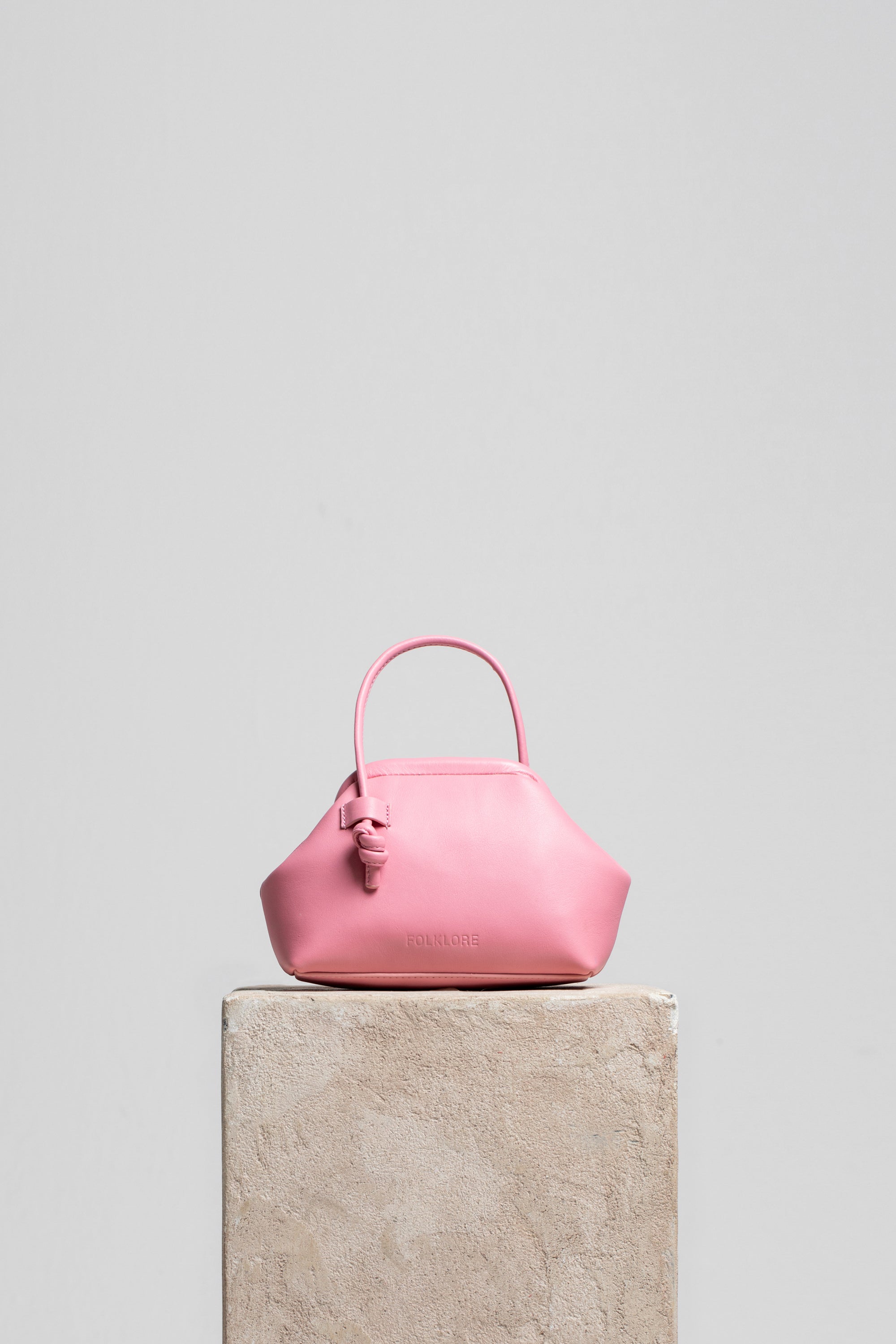Mini Money Pouch in Leather - FOLKLORE THE LABEL