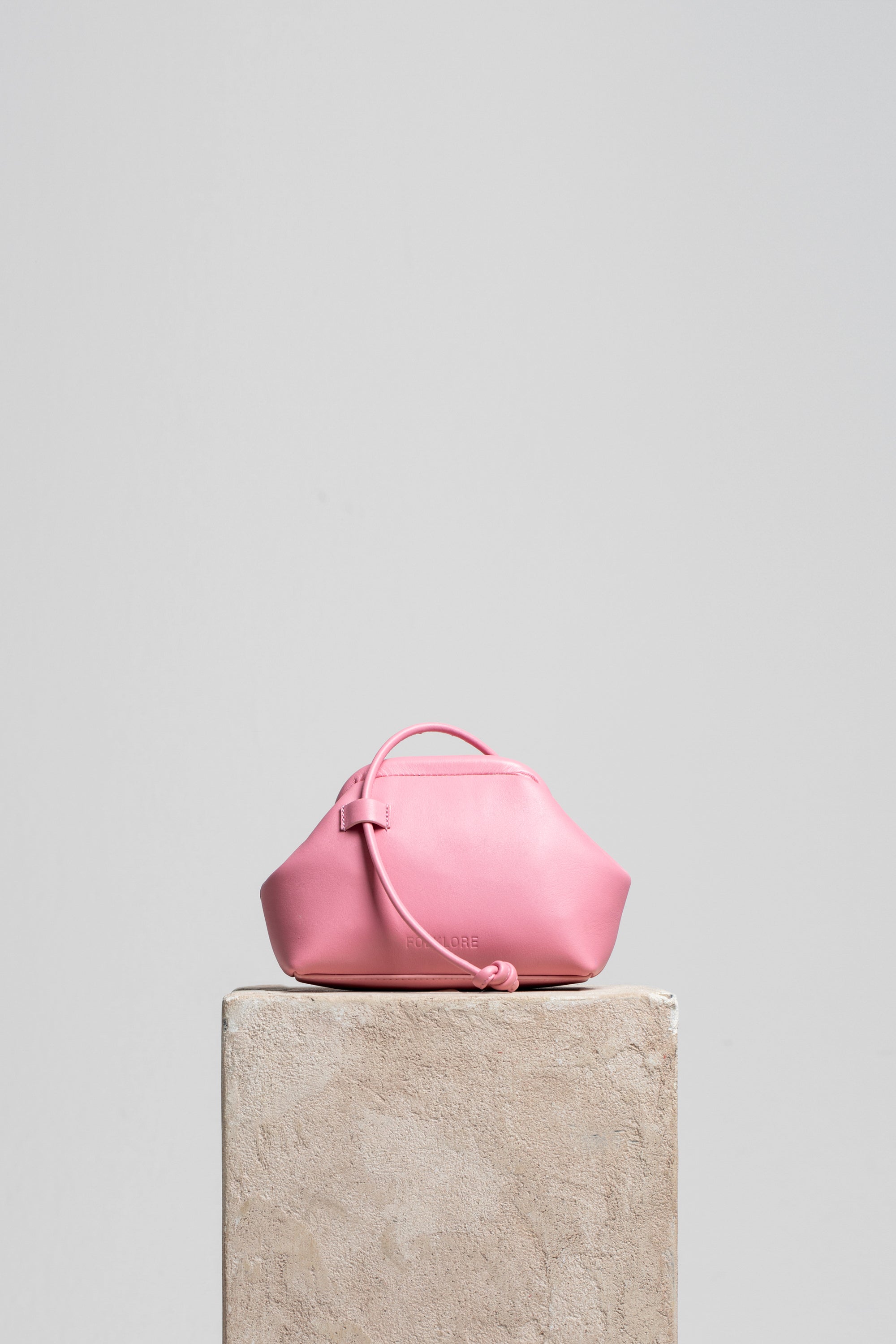 Mini Money Pouch in Leather - FOLKLORE THE LABEL