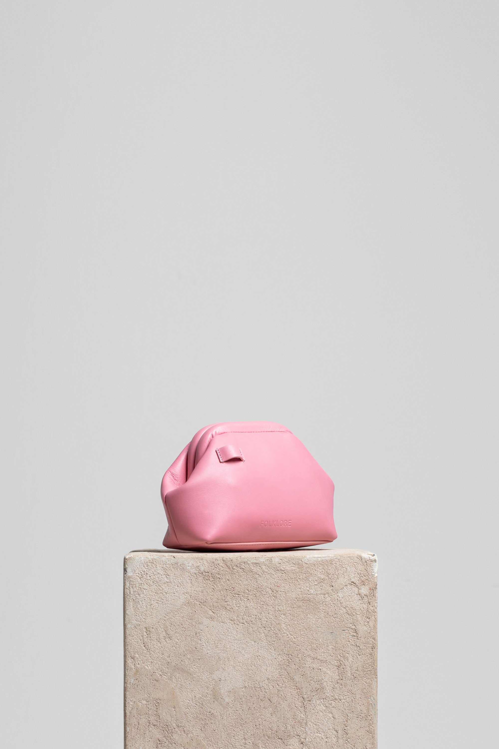 Mini Money Pouch in Leather - FOLKLORE THE LABEL