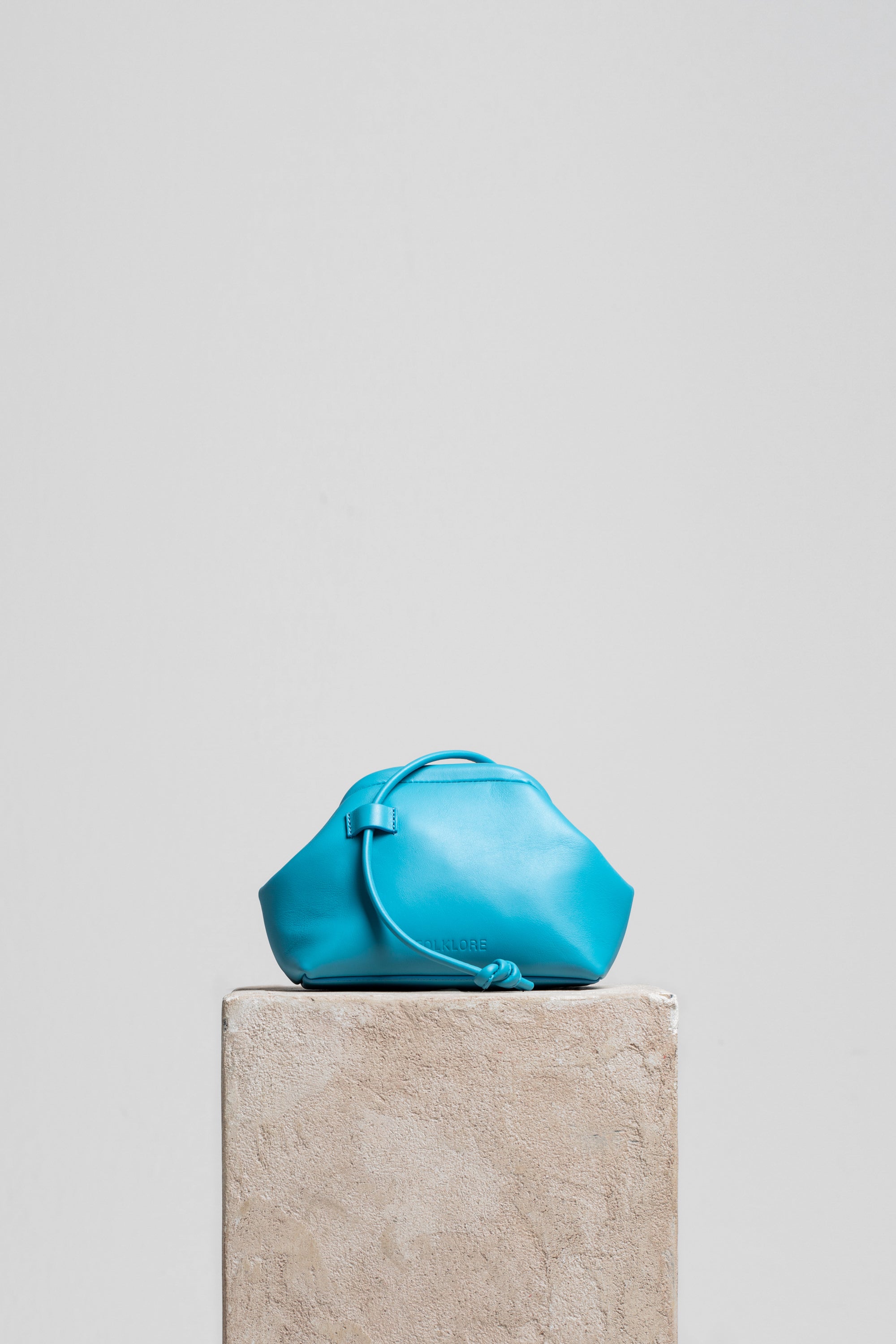 Mini Money Pouch in Leather - FOLKLORE THE LABEL