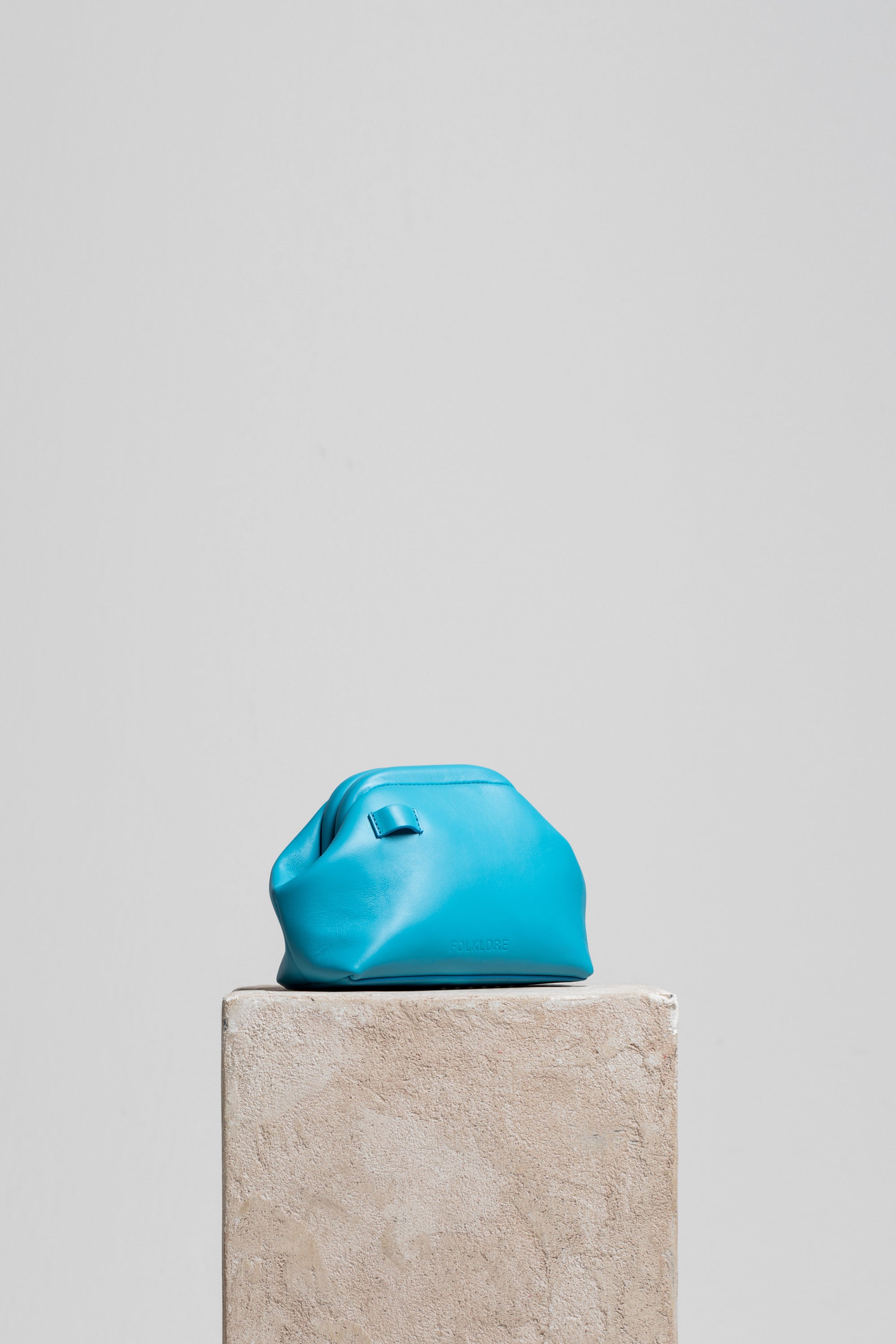 Mini Money Pouch in Leather - FOLKLORE THE LABEL