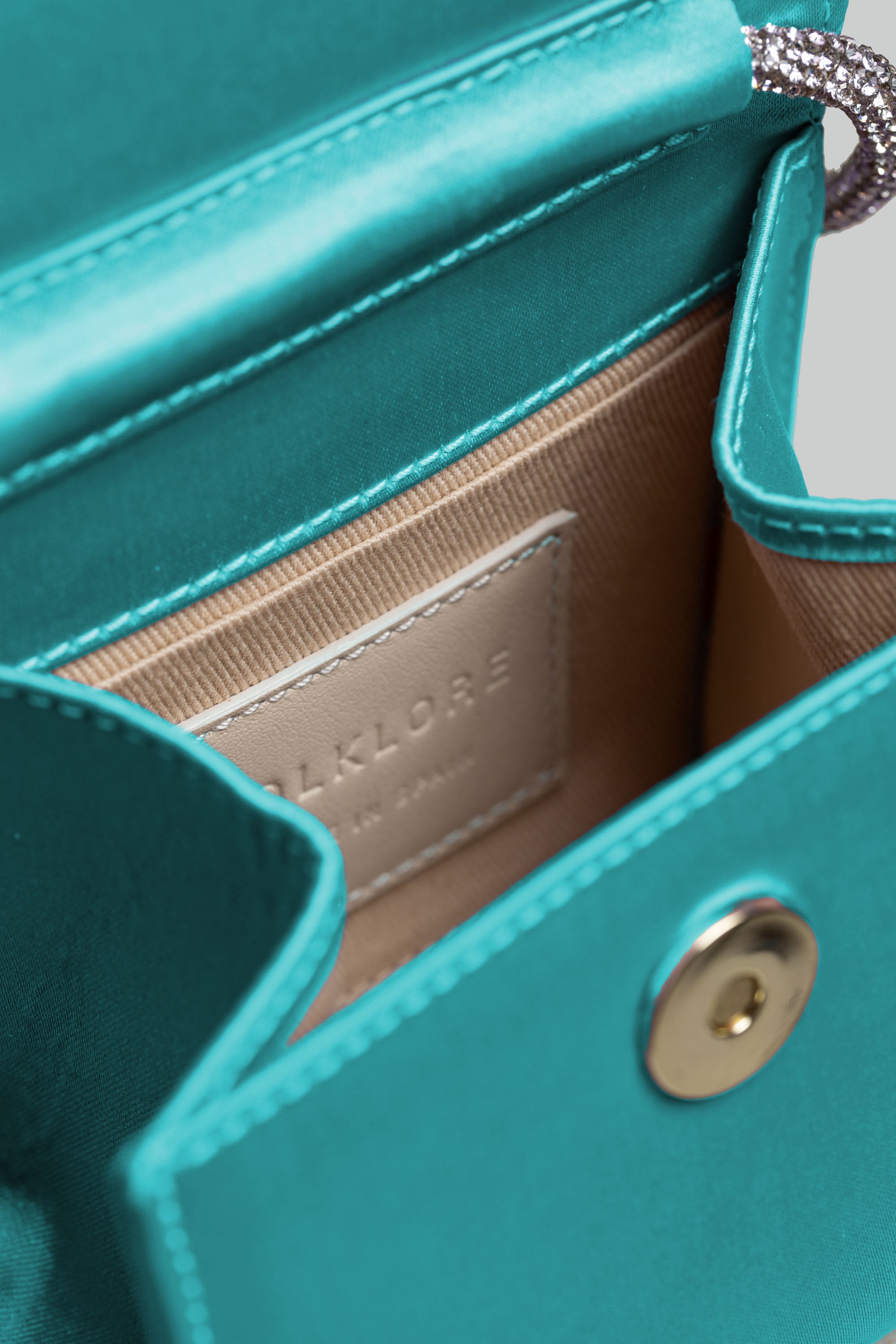 Mini Loop Bag in Satin - FOLKLORE THE LABEL