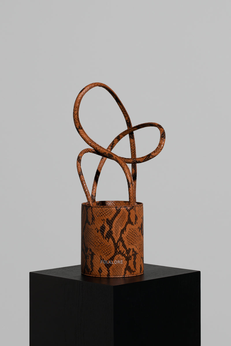 Mini Kyklos Bag in Leather - FOLKLORE THE LABEL