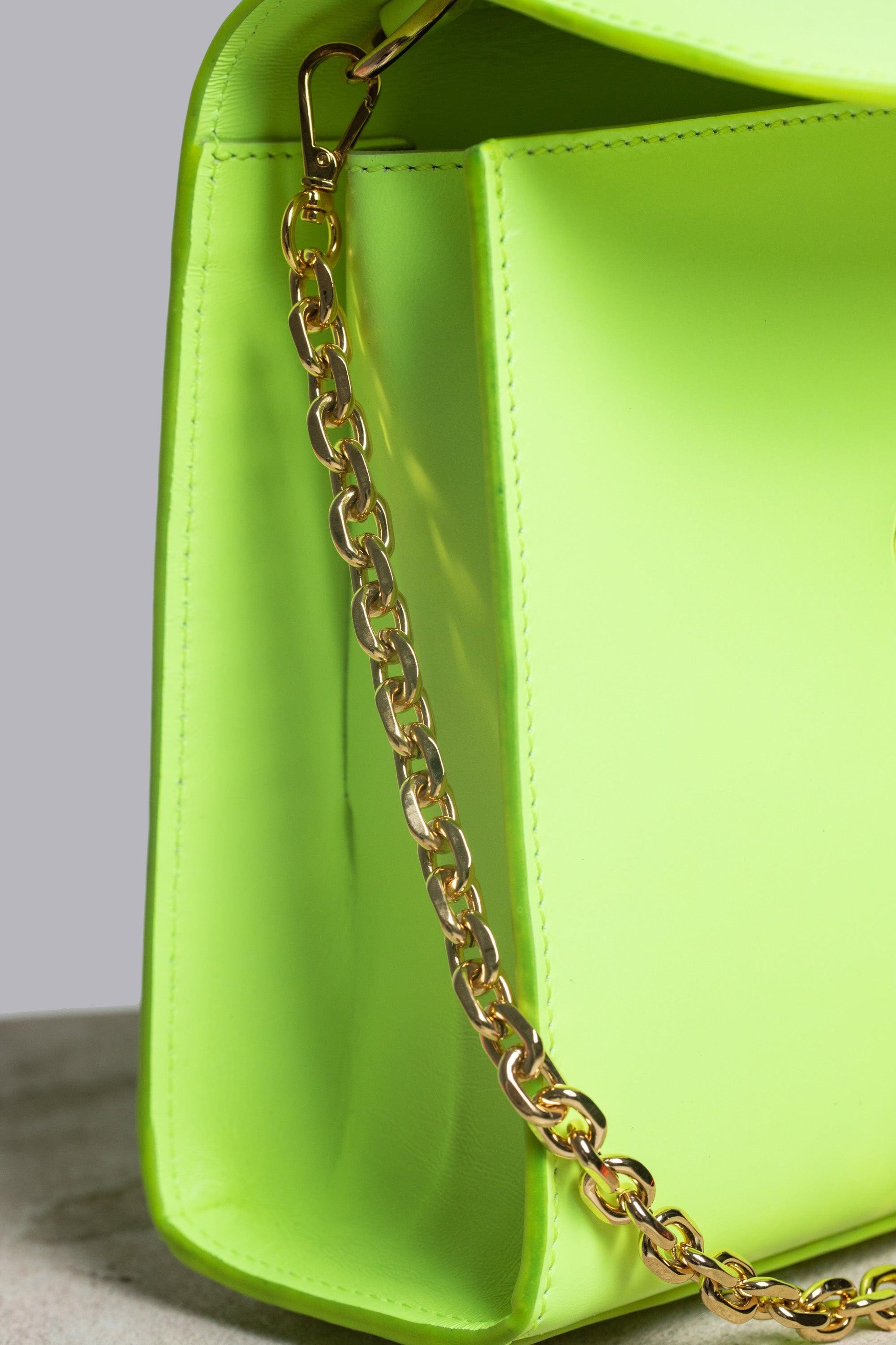 Loop Bag in Neon Leather Handbags Folklore the label 